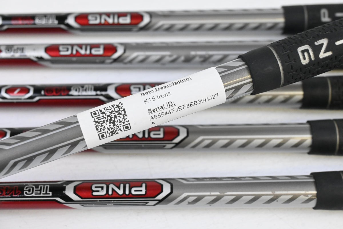 Ladies Ping K15 Irons / 6-PW+SW / Orange Dot / Ladies Flex Ping TFC 149 Shafts