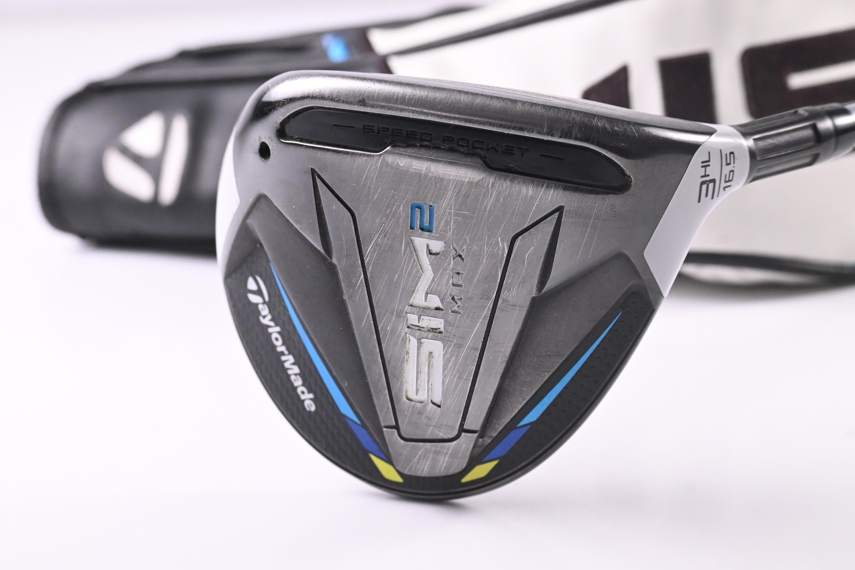Taylormade SIM2 Max #3 Wood / 16.5 Degree / Regular Flex Fujikura Vista Pro 65 Shaft