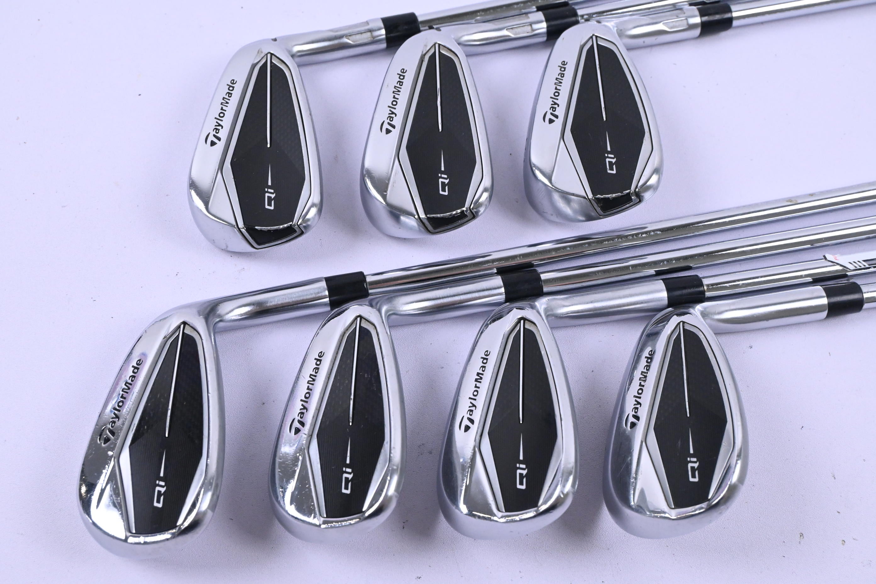 Taylormade Qi Irons / 6-PW+GW+SW / Regular Flex KBS Max MT 85 Shafts