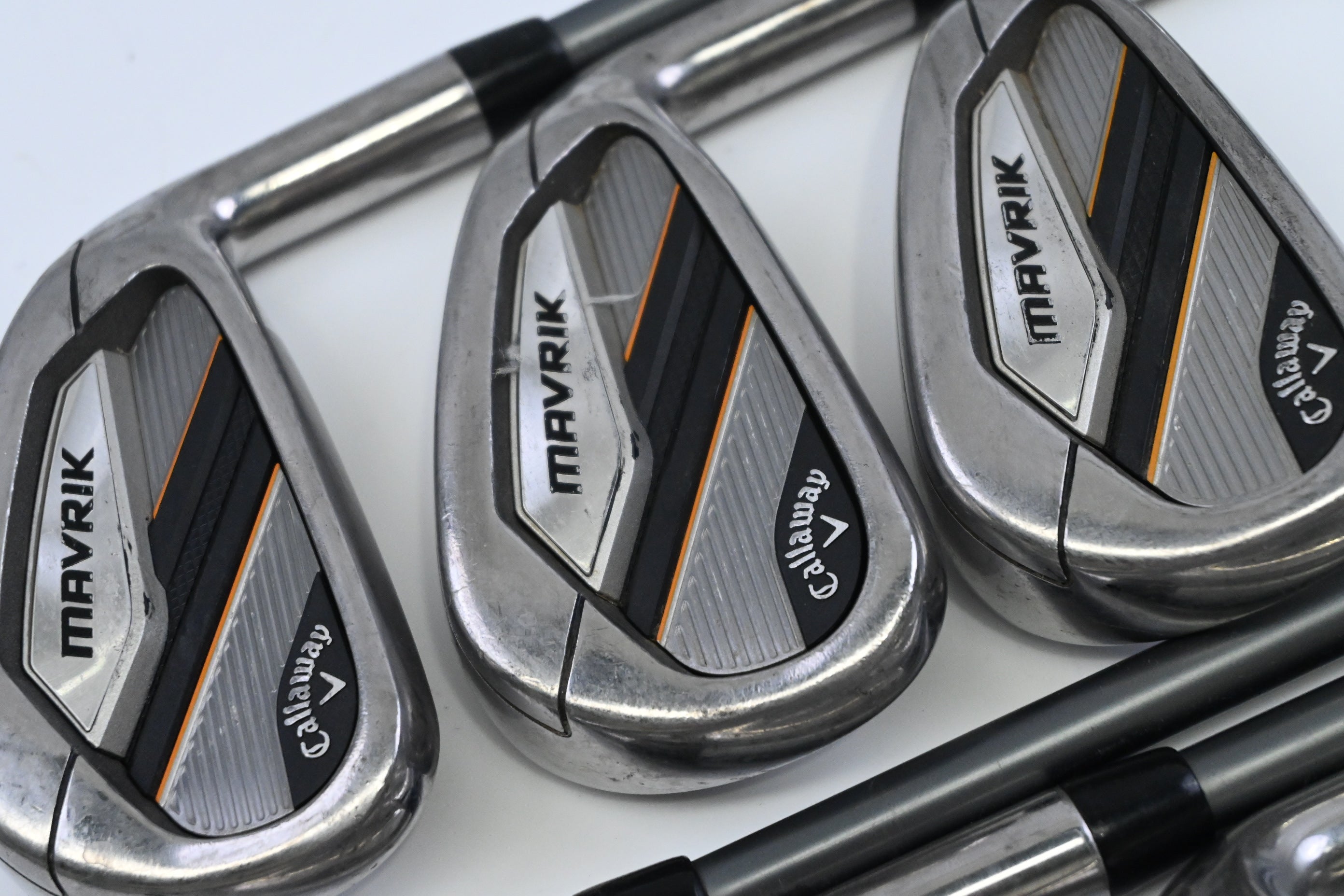 Callaway Mavrik Irons / 5-PW+AW / Senior Flex Project X Catalyst 55 Shaft