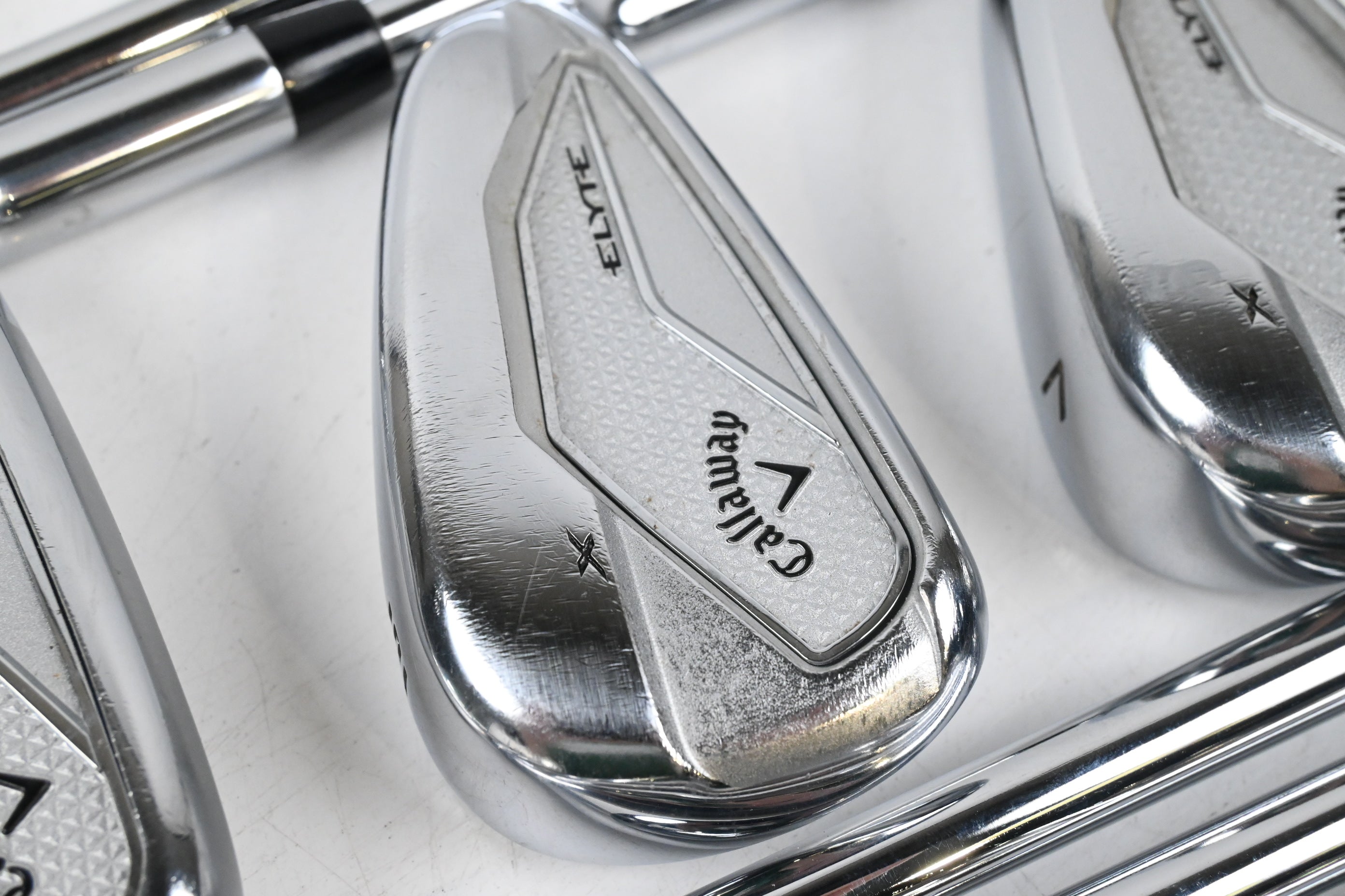 Callaway Elyte X Irons / 4-PW+AW+GW / Stiff Flex Project X Precision Shafts