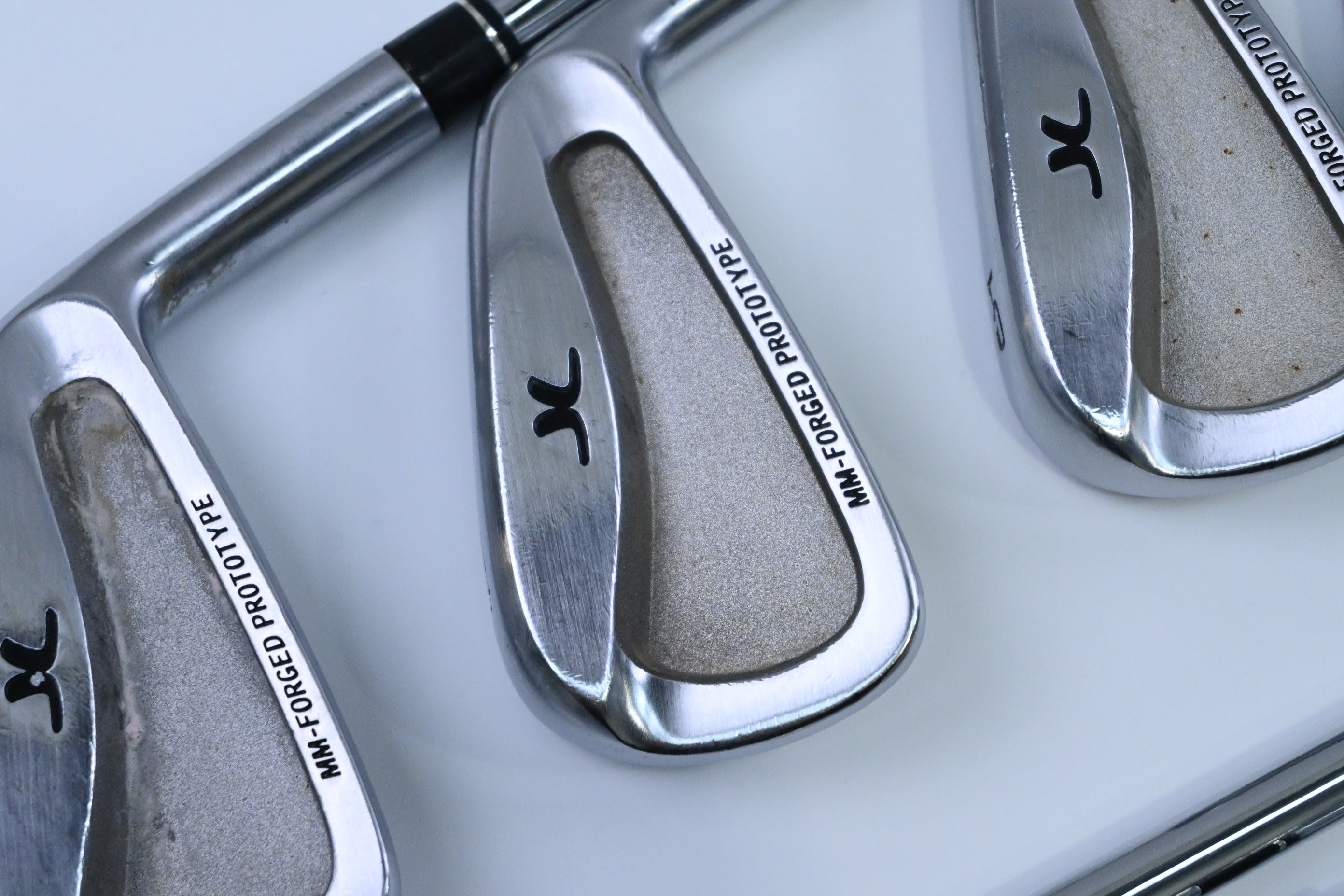 John Letters MM Forged Prototype Irons / 3-PW / Stiff Flex FCM Rifle Shafts