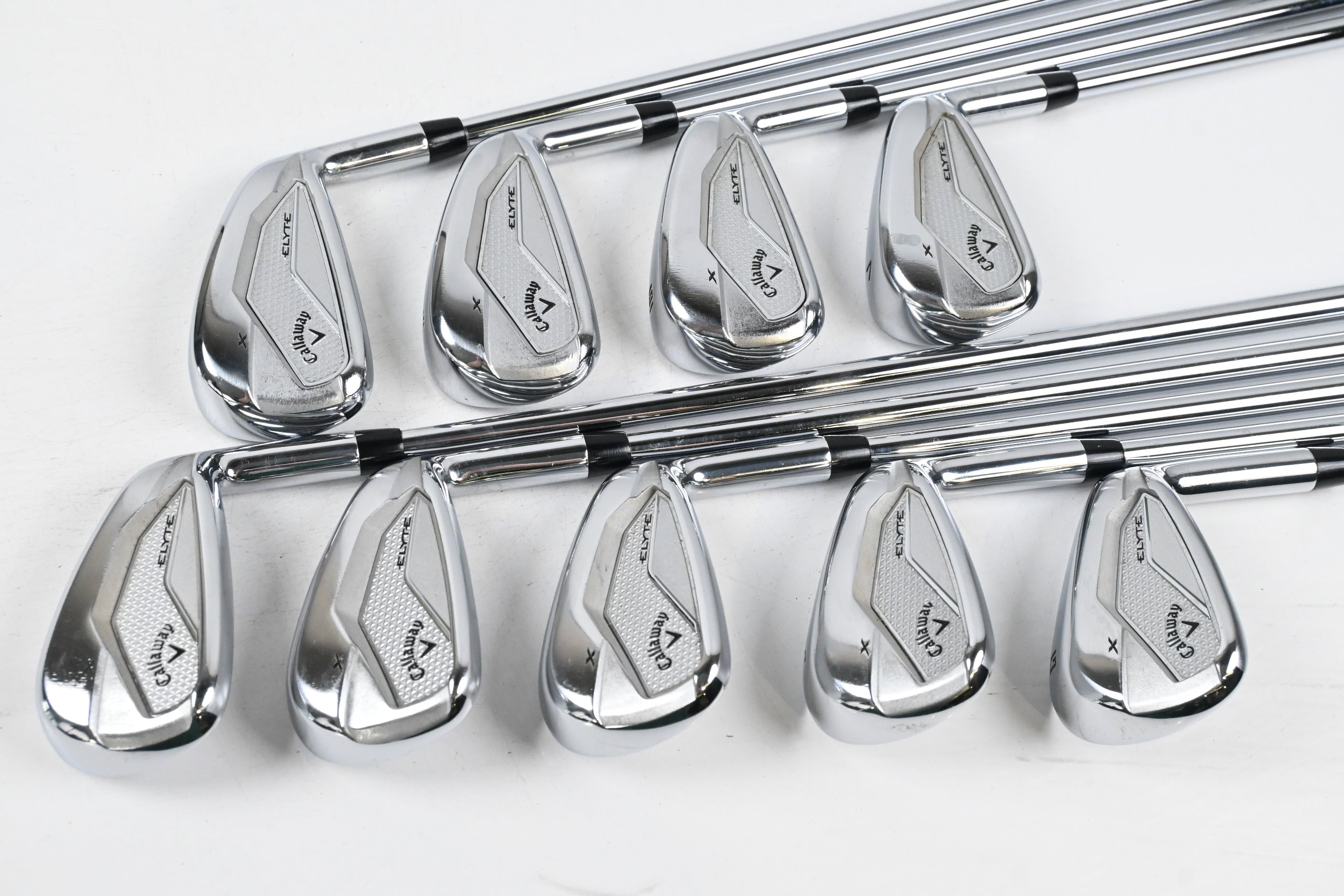 Callaway Elyte X Irons / 4-PW+AW+GW / Stiff Flex Project X Precision Shafts