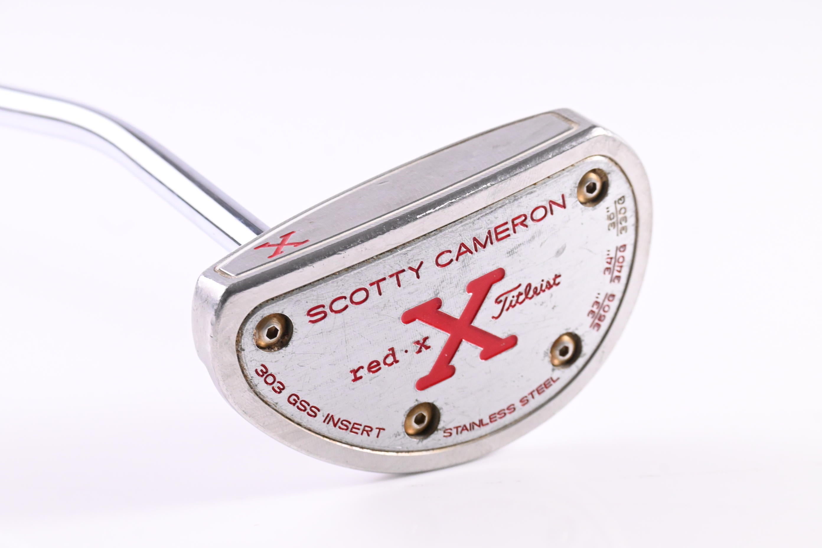 Left Hand Scotty Cameron Red X Putter / 35 Inch