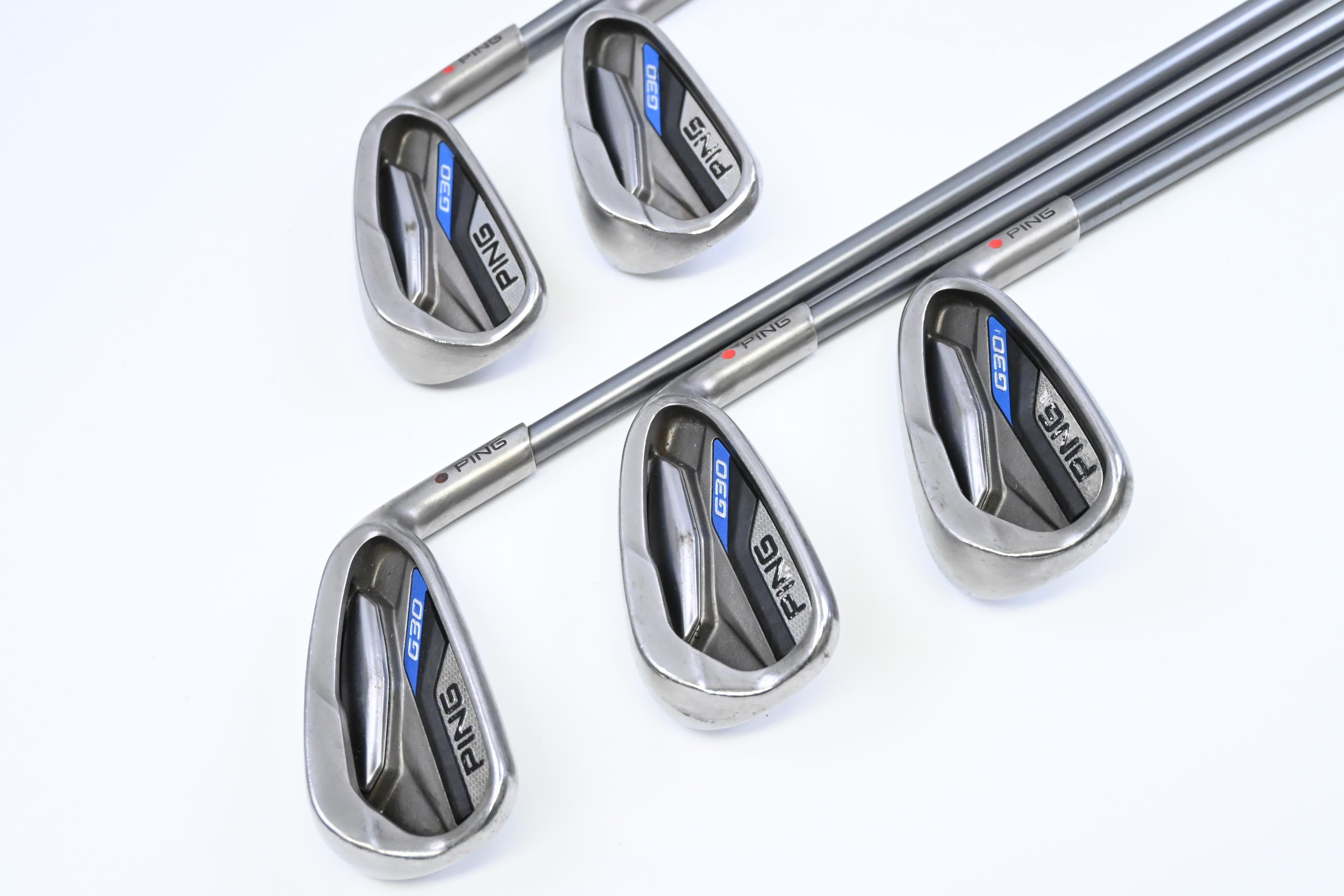 Ping G30 Irons / 5-9 / Red Dot / Senior Flex Ping TFC 419 Shafts