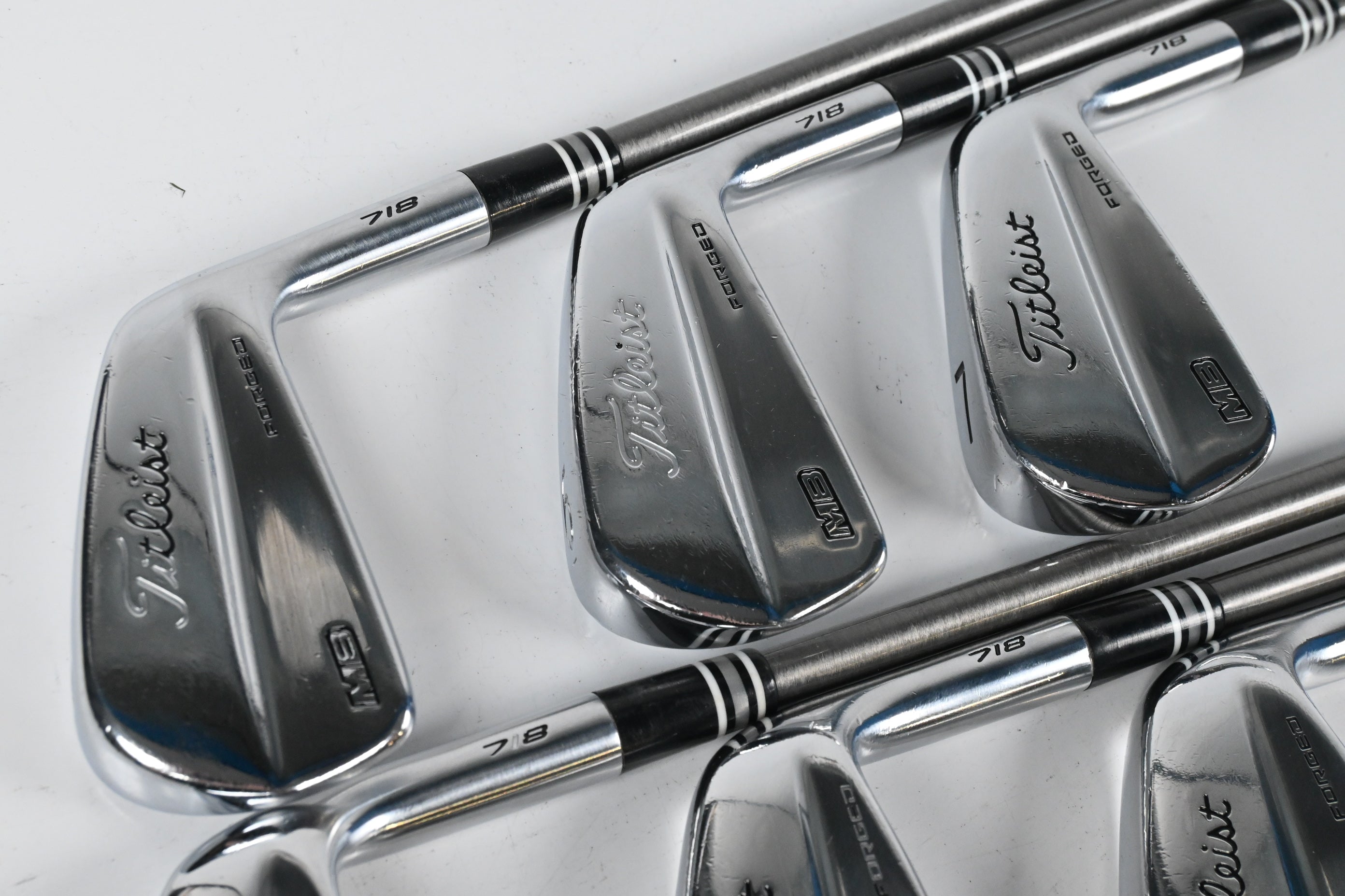 Titleist 718 MB Irons / 5-PW / Stiff Flex Areotech Steelfiber i110cw Shafts