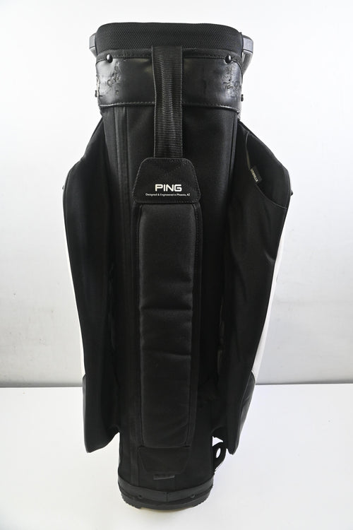 Ping DLX Cart Bag / 15-Way Divider / White, Black