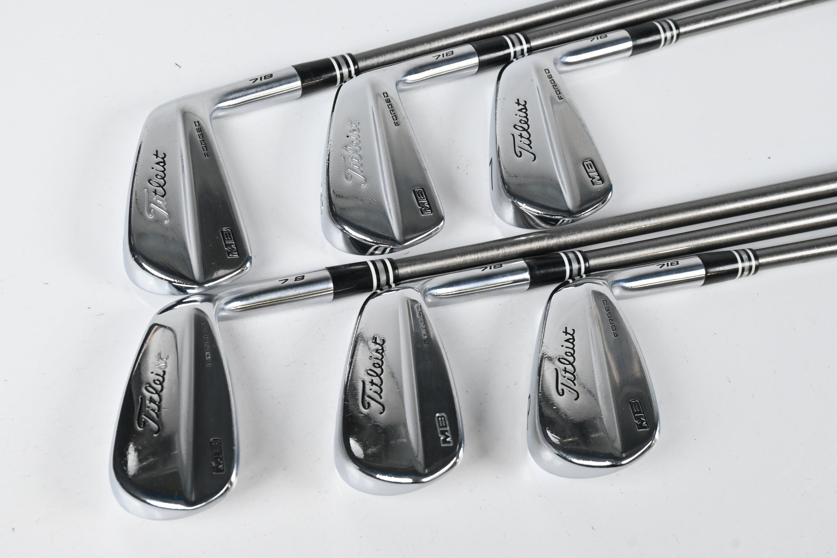 Titleist 718 MB Irons / 5-PW / Stiff Flex Areotech Steelfiber i110cw Shafts