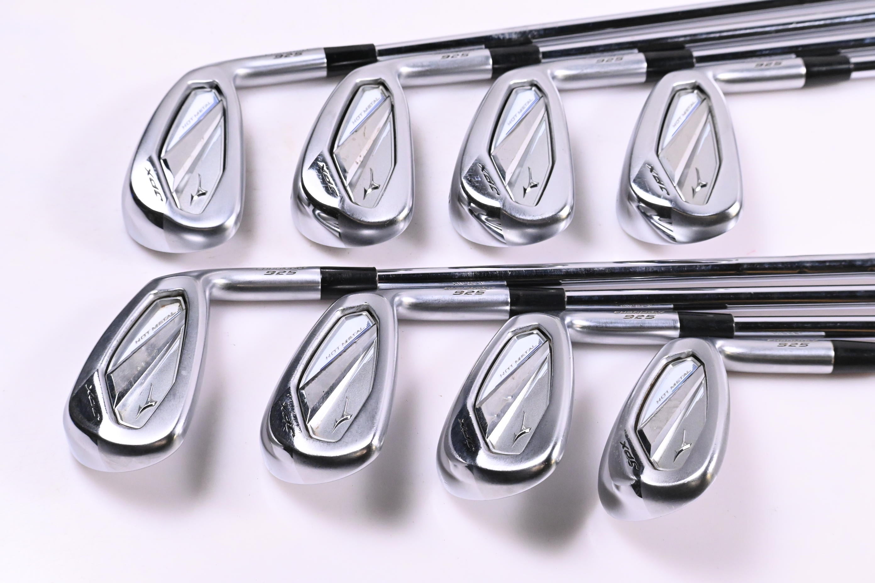 Mizuno JPX 925 Hot Metal Irons / 4-PW+AW / Regular Flex KBS Tour Lite Shafts