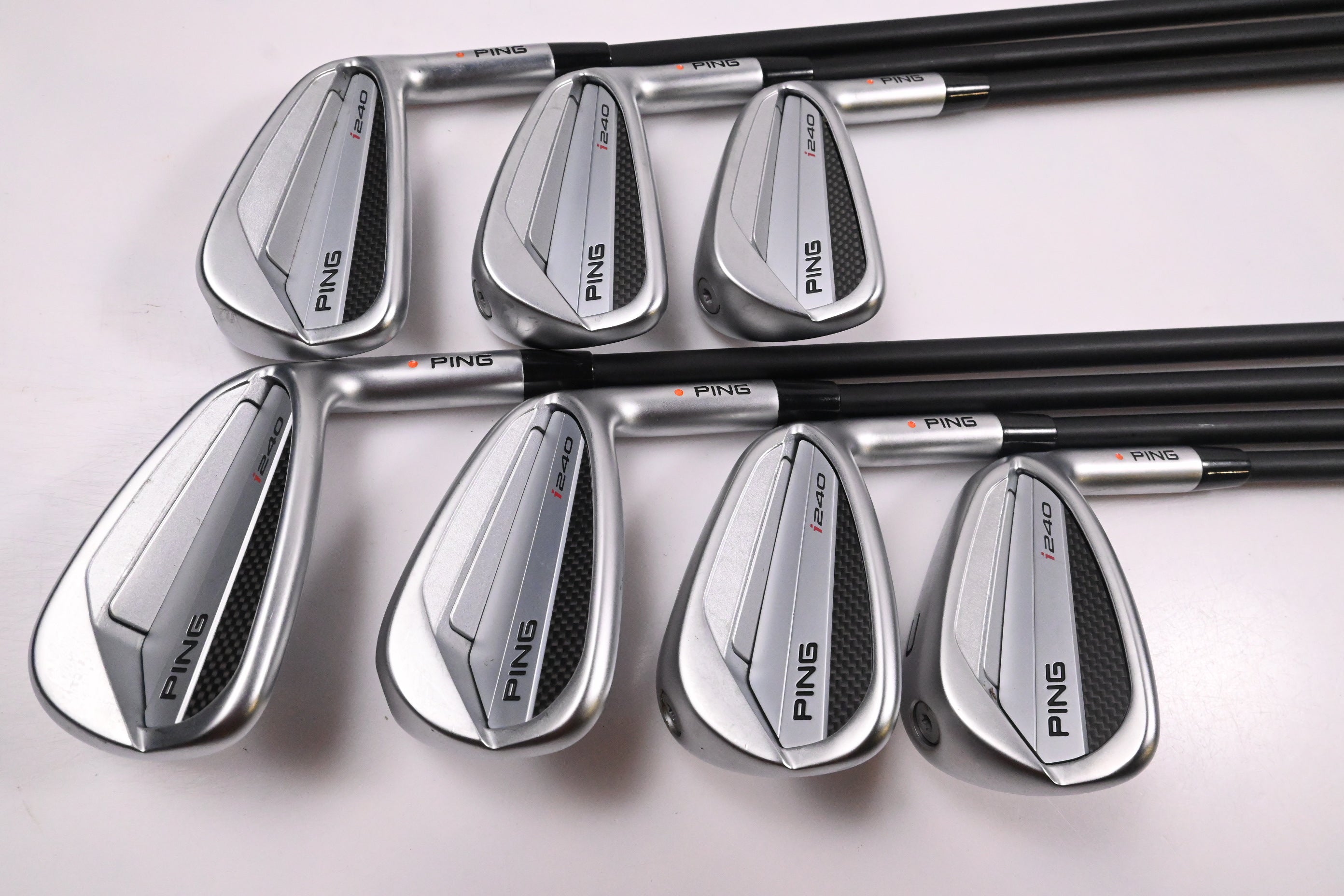 Ping I240 Irons / 5-PW+UW / Orange Dot / Regular Flex Ping Alta CB Blue AWT