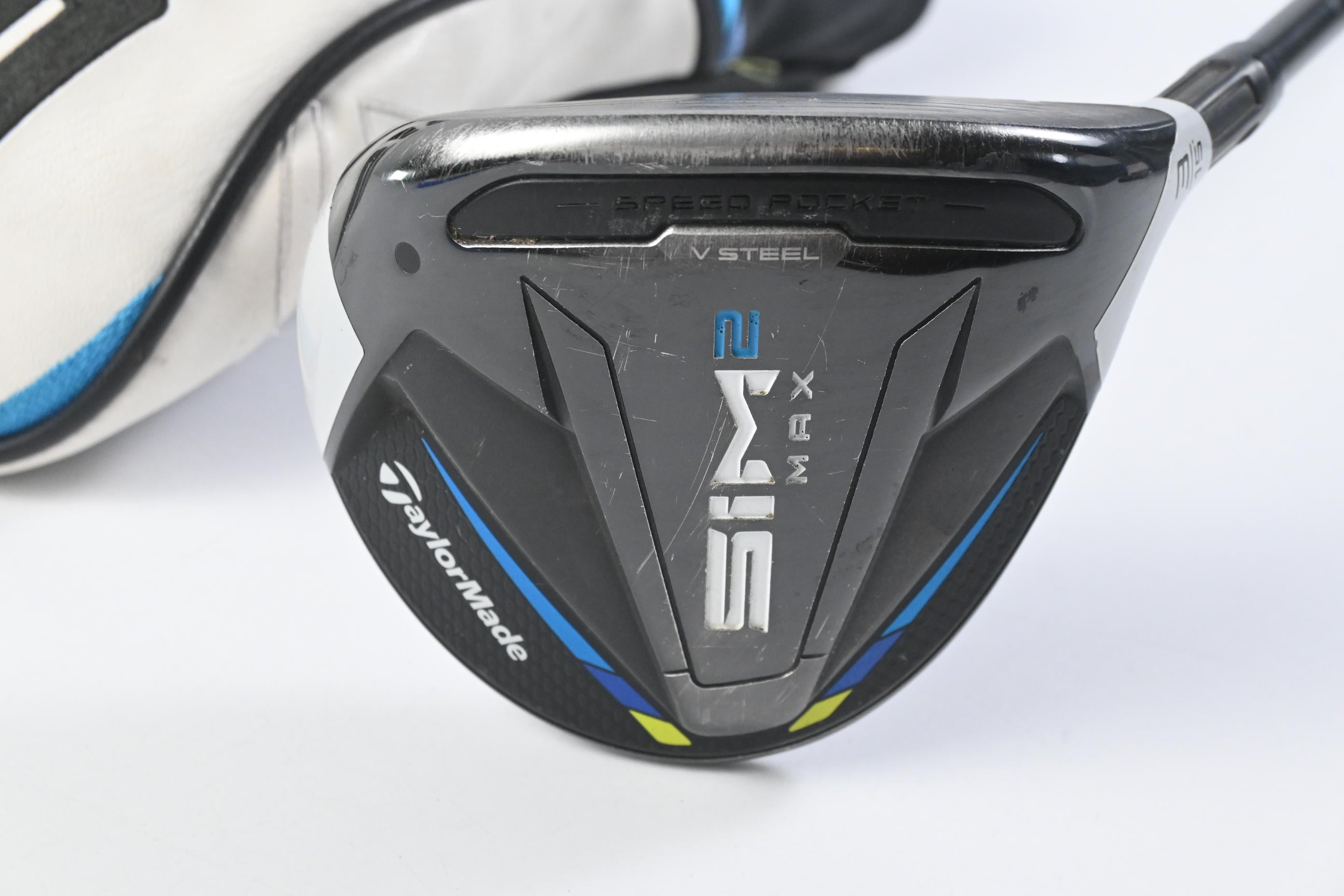 Taylormade SIM2 Max #3 Wood / 15 Degree / Stiff Flex HZRDUS Black 60 Shaft