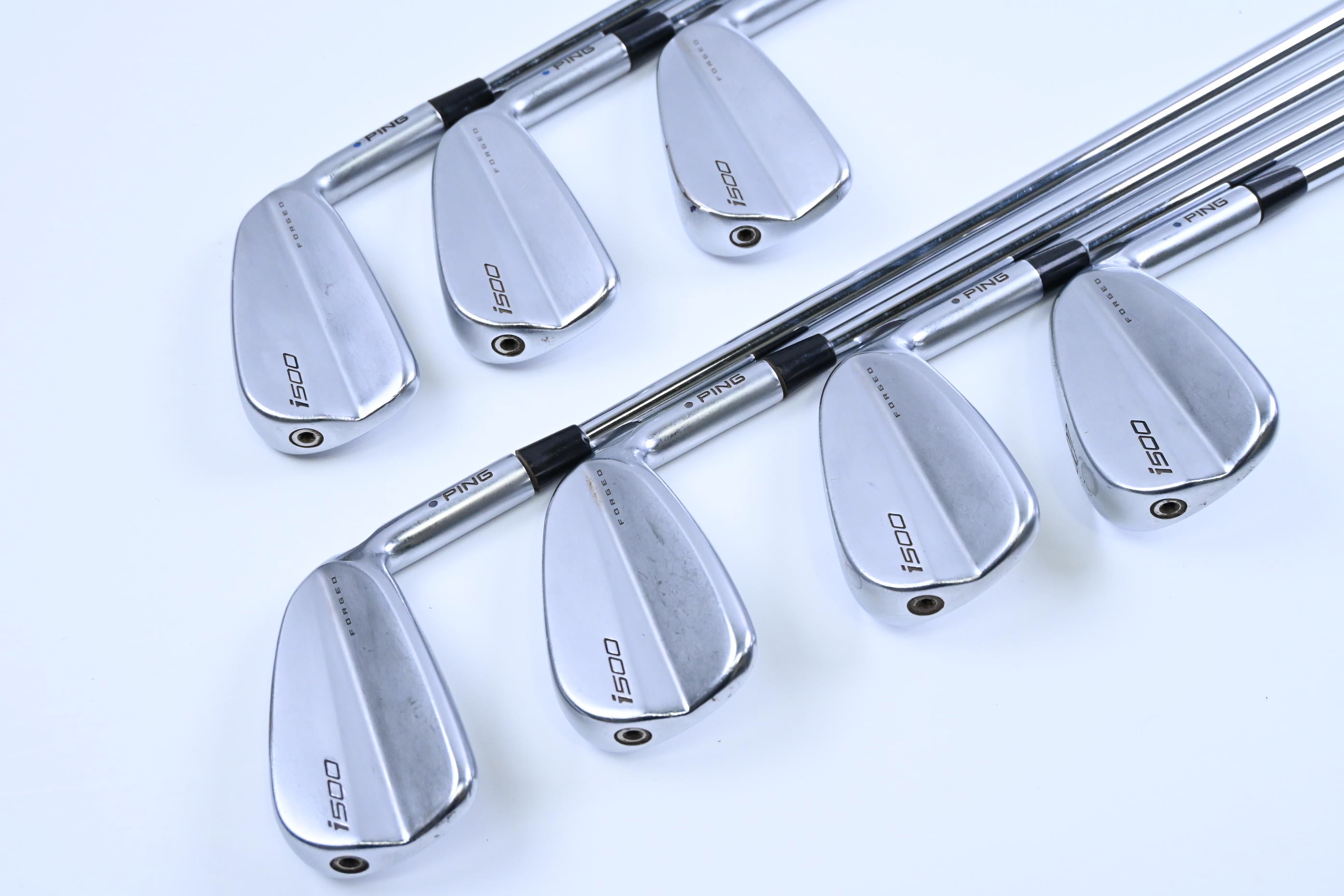 Ping i500 Irons / 4-PW / Black Dot / Regular Flex Project X LZ 115 Shafts