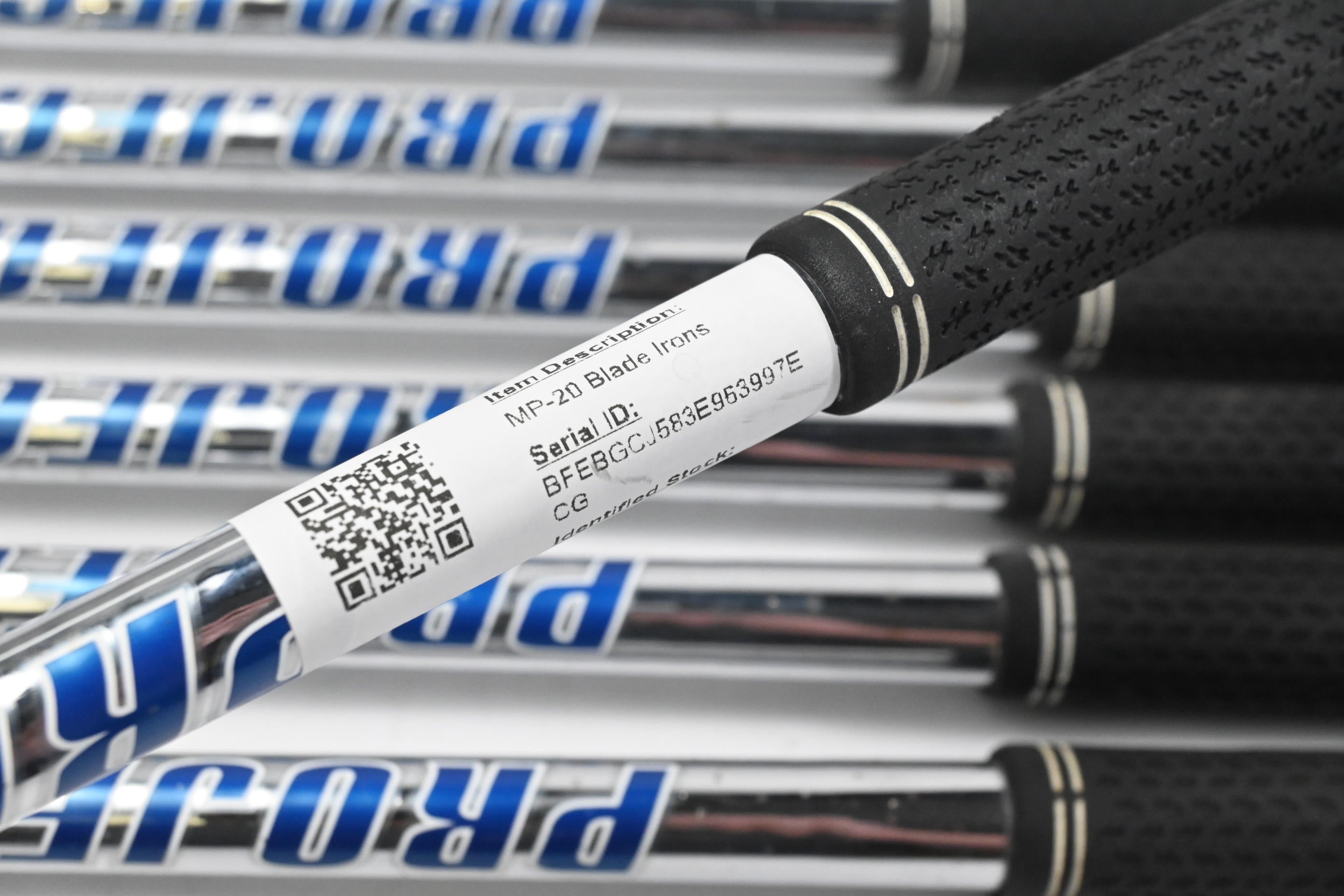 Mizuno MP-20 Blade Irons / 4-PW / X-Flex Project X LZ 125 Shafts
