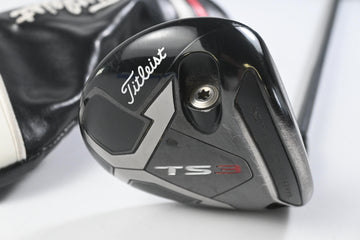 Titleist TS3 #3 Wood / 15 Degree / Stiff Flex HZRDUS Smoke Black 70 Shaft
