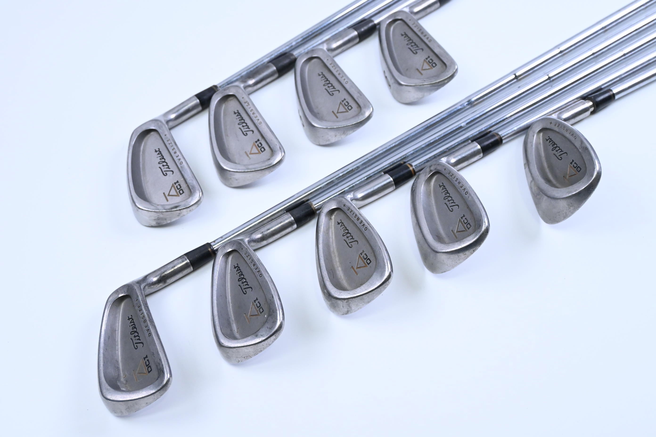 Titleist DCI Oversize+ Gold Irons / 3-PW+SW / Regular Flex Titleist Tri Spec