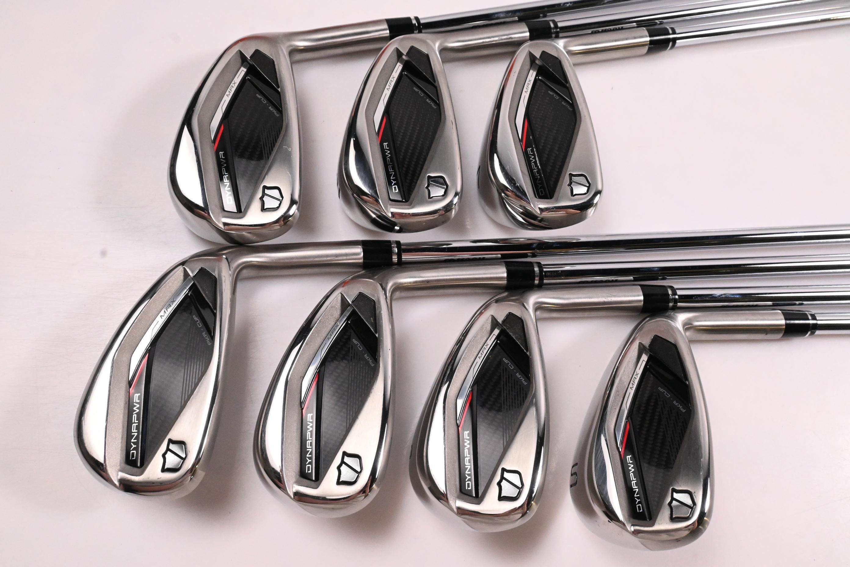 Wilson DYNAPWR Max 2025 Irons / 5-PW+SW / Regular Flex KBS MAX HL Shafts