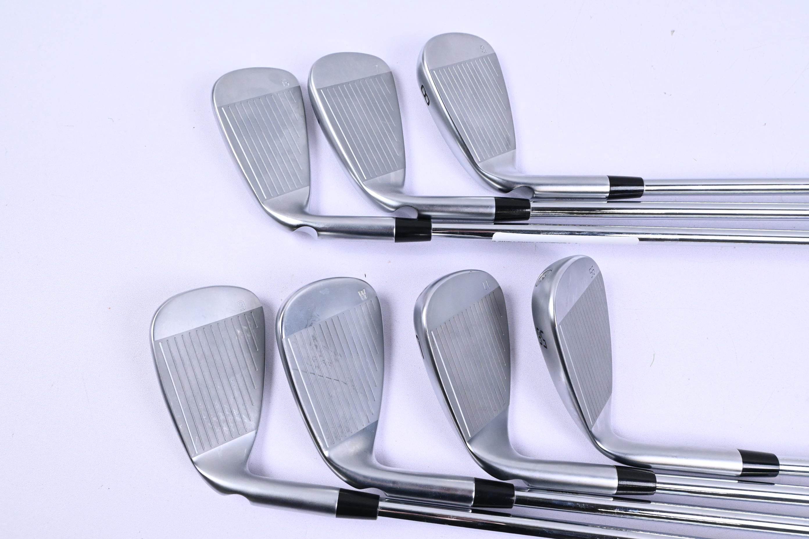 Ping G440 Irons / 6-PW+GW+SW / Blue Dot / Regular Flex Ping AWT 3.0 Shafts
