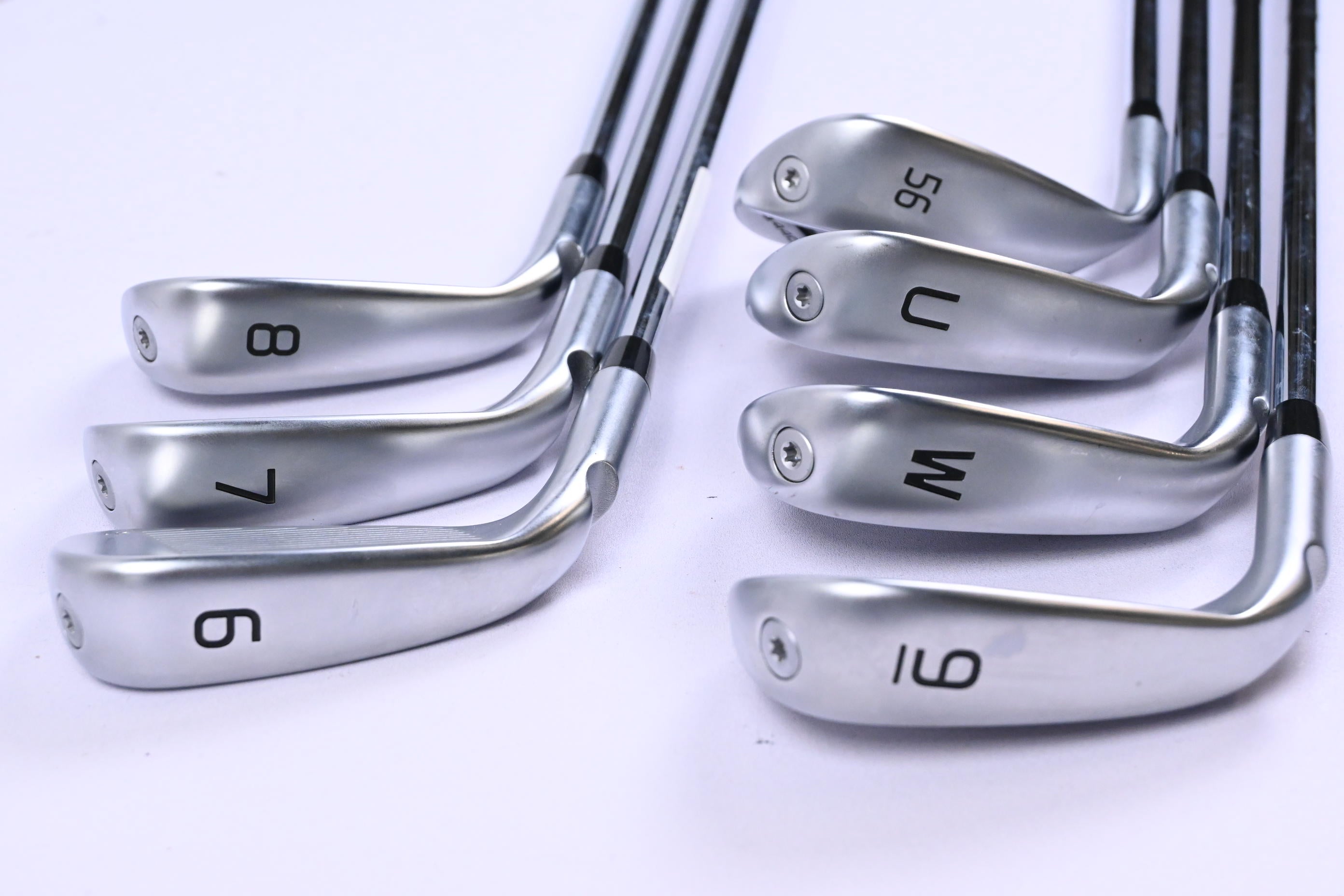 Ping G440 Irons / 6-PW+GW+SW / Blue Dot / Regular Flex Ping AWT 3.0 Shafts