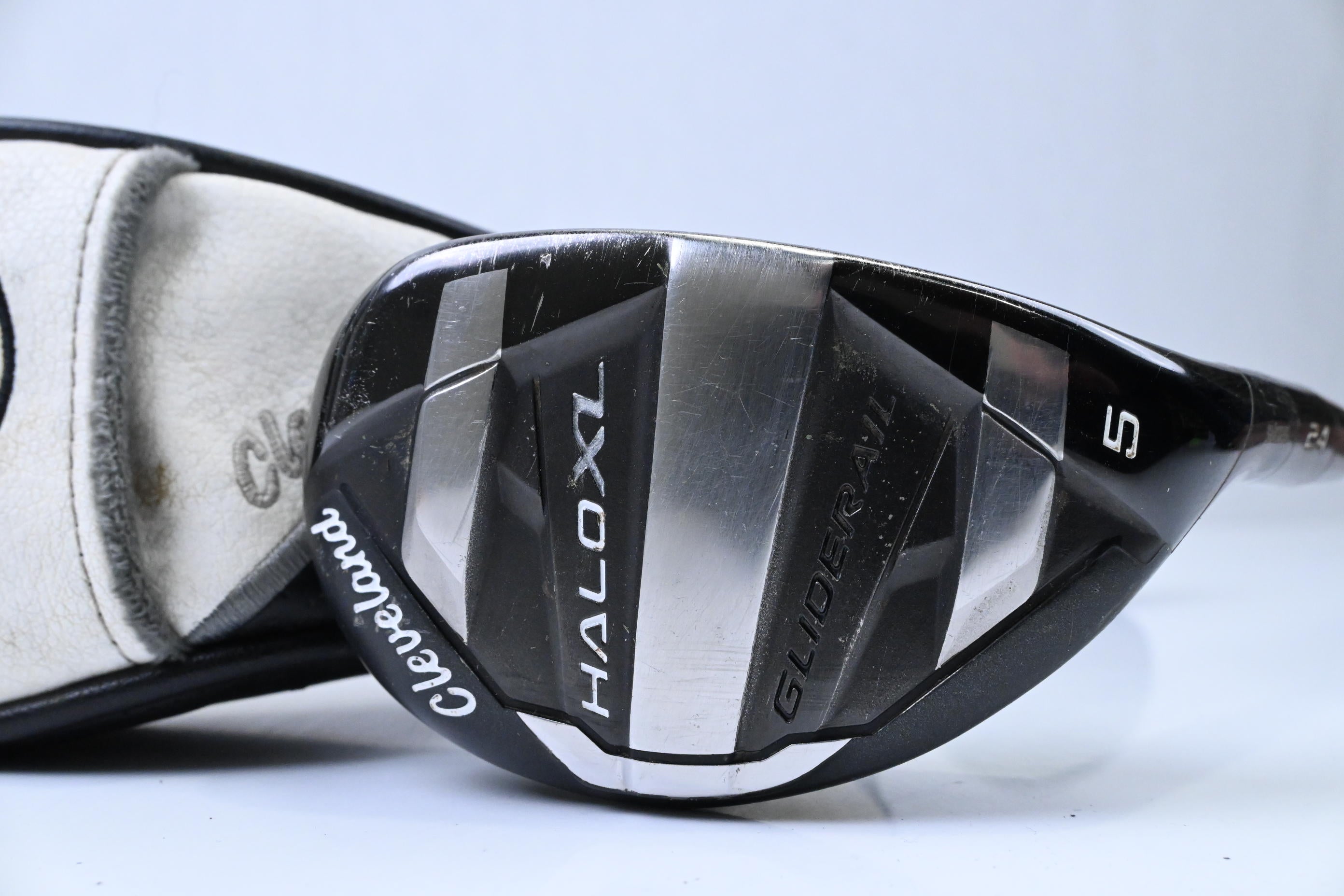 Cleveland Halo XL #5 Hybrid / 24 Degree / Regular Flex Tensei AV Raw Blue 65