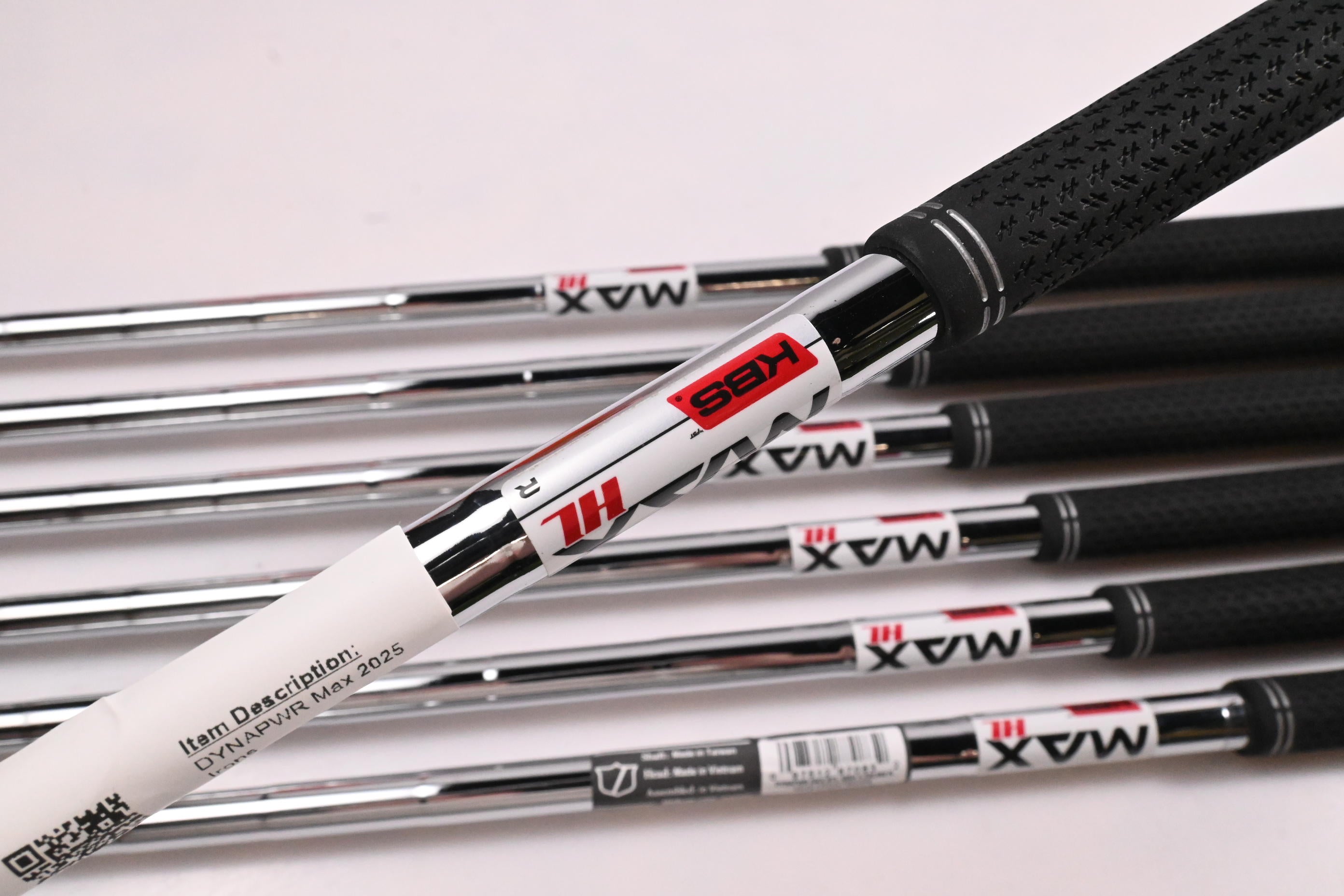 Wilson DYNAPWR Max 2025 Irons / 5-PW+SW / Regular Flex KBS MAX HL Shafts