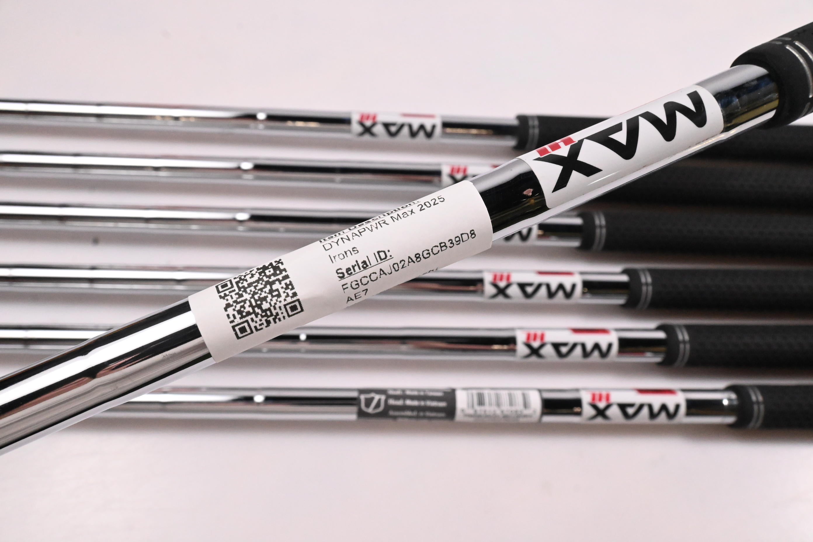 Wilson DYNAPWR Max 2025 Irons / 5-PW+SW / Regular Flex KBS MAX HL Shafts