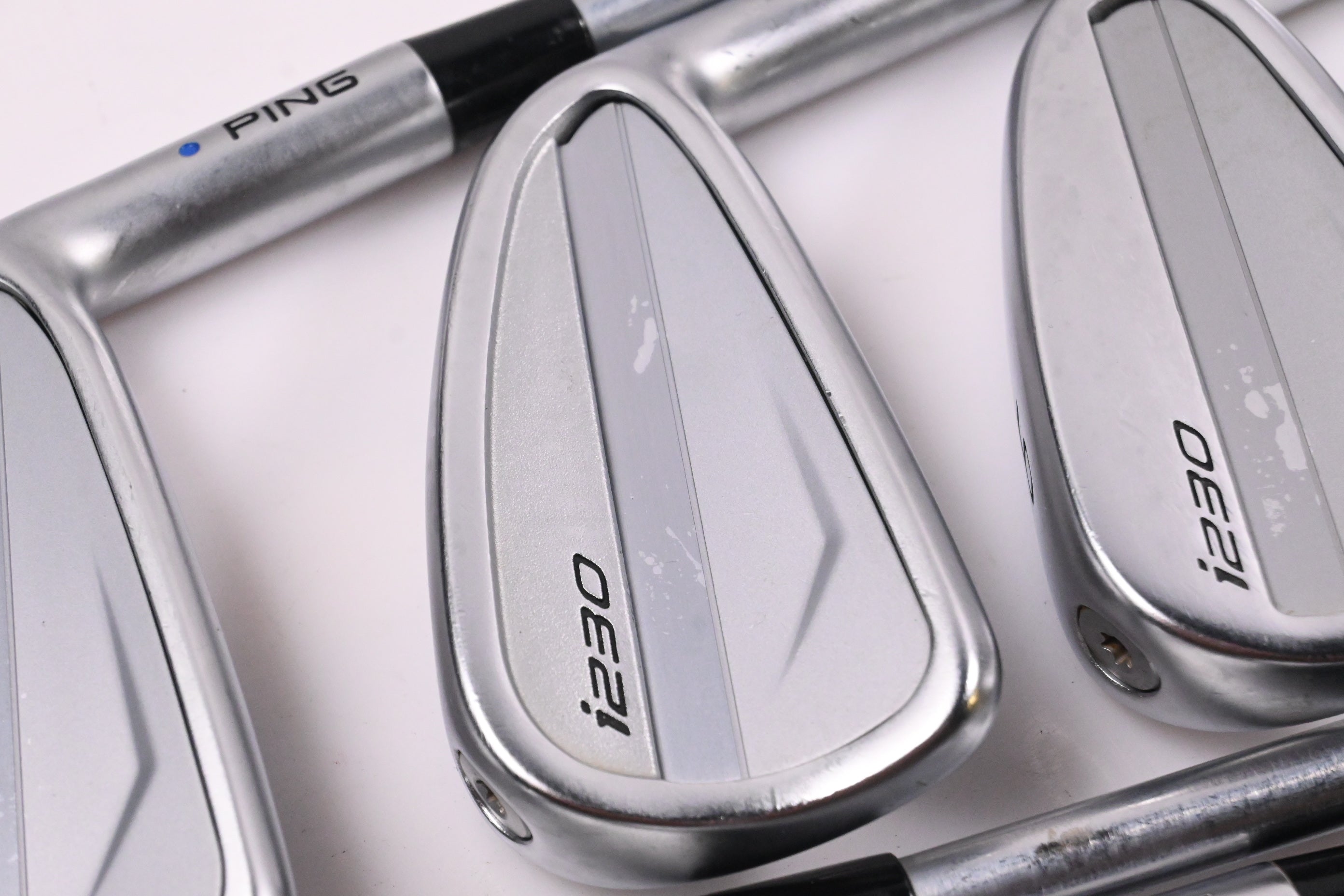 Ping i230 Irons / 4-PW / Blue Dot / Stiff Flex Project X LS 120 Shafts