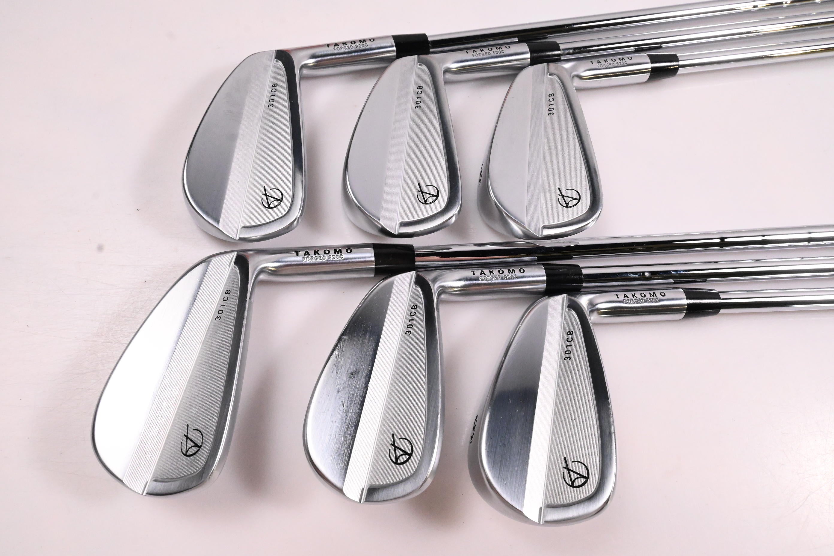 Takomo 301 CB Irons / 4-PW / Stiff Flex KBS Tour Lite Shafts