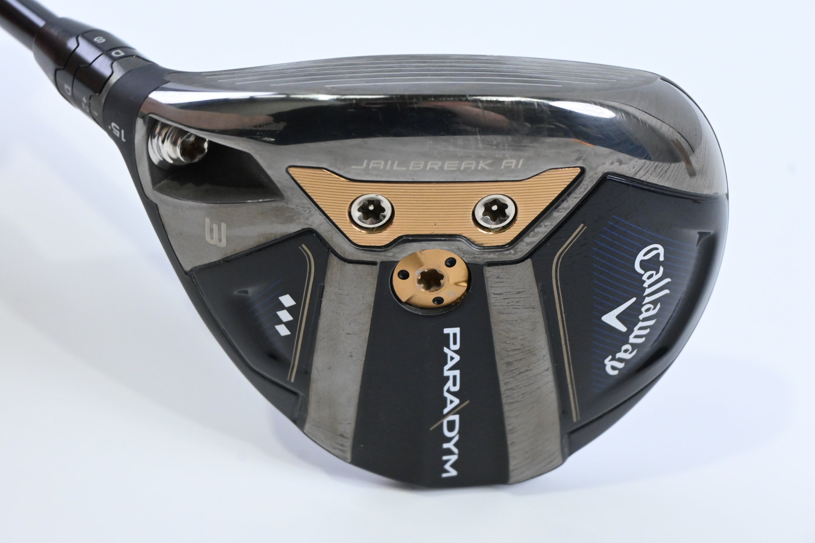 Left Hand Callaway Paradym Triple Diamond #3 Wood / 15 Degree / Stiff Flex 70