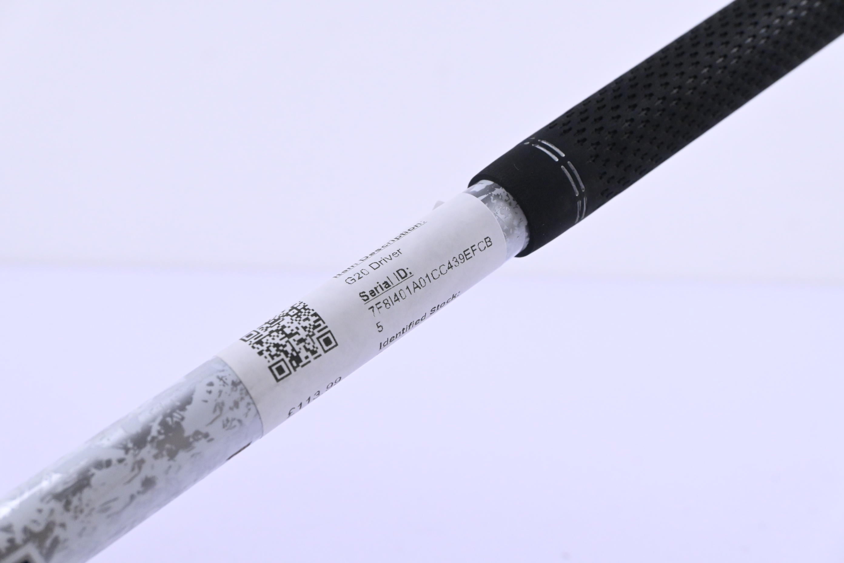 Ping G20 Driver / 10.5 Degree / Stiff Flex Project X Denali Charcoal 60 Shaft