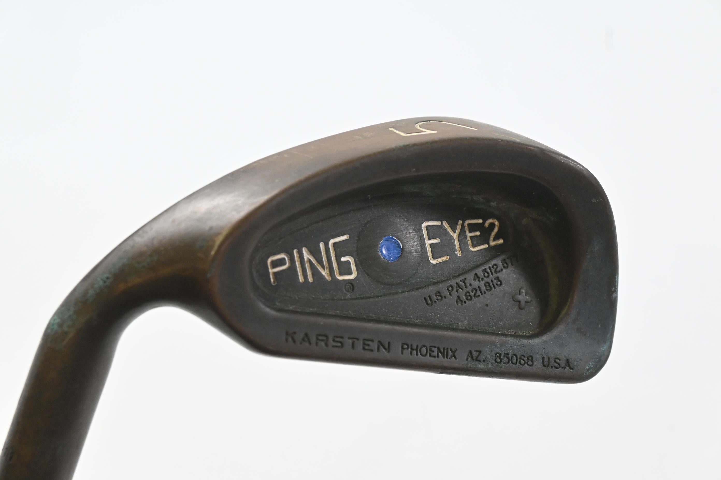Left Hand Ping Eye 2 BeCu #5 Iron / 27.5 Degree / Blue Dot / Regular Flex KT-M
