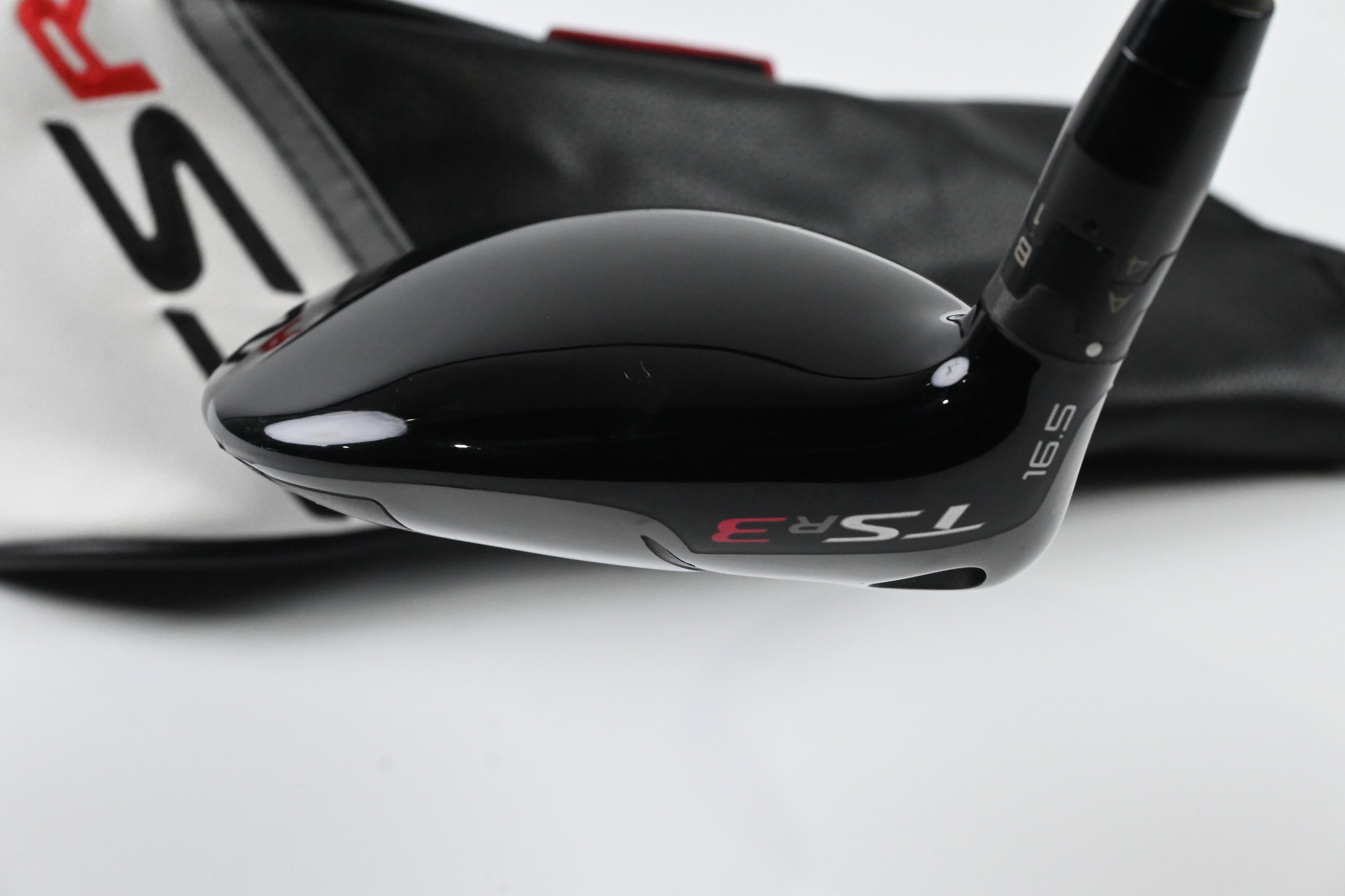 Left Hand Titleist TSR3 #3 Wood / 16.5 Degree / Regular Flex HZRDUS Gen4 Black