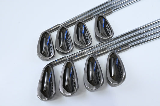 Ping G30 Irons / 4-PW+SW / Blue Dot / Stiff Flex Ping CFS Distance Shafts