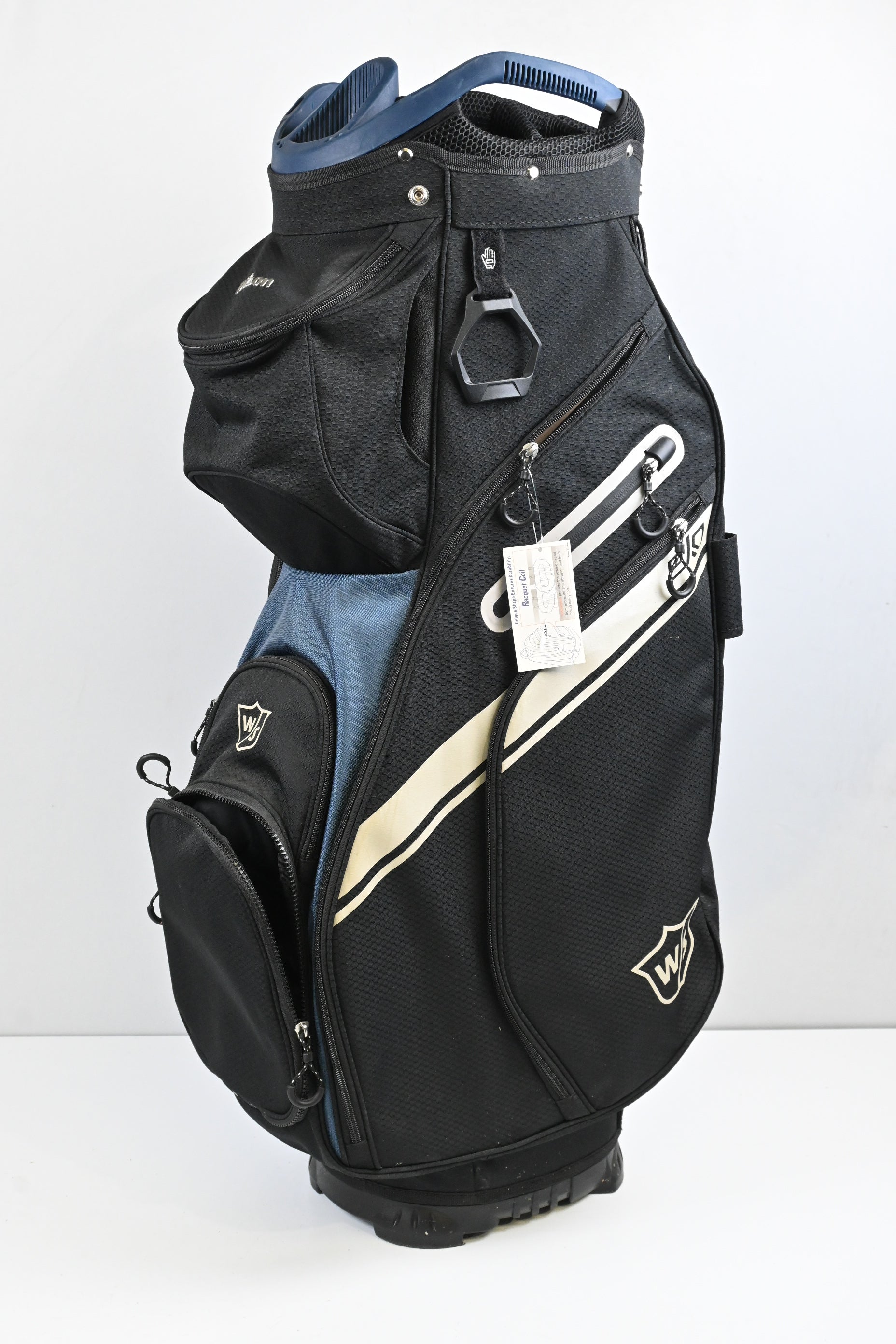Wilson EXO Cart Bag / 14-Way Divider / Black, Blue & White