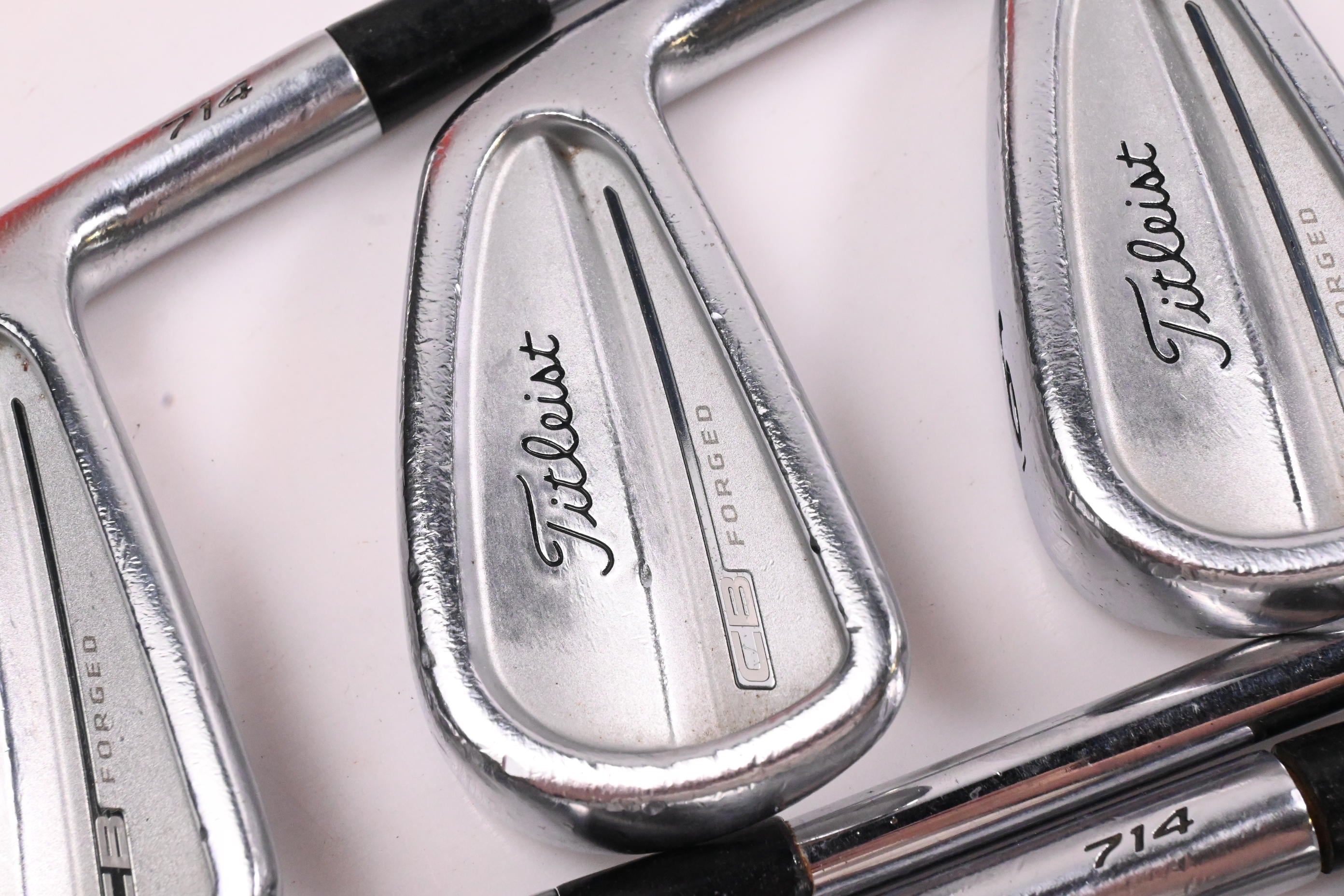 Titleist 714 CB Irons / 4-PW / Stiff Flex Dynamic Gold S300 Shafts