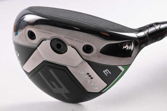 Callaway Elyte Triple Diamond #3 Wood / 15 Degree / X-Flex HZRDUS Black 70 Shaft