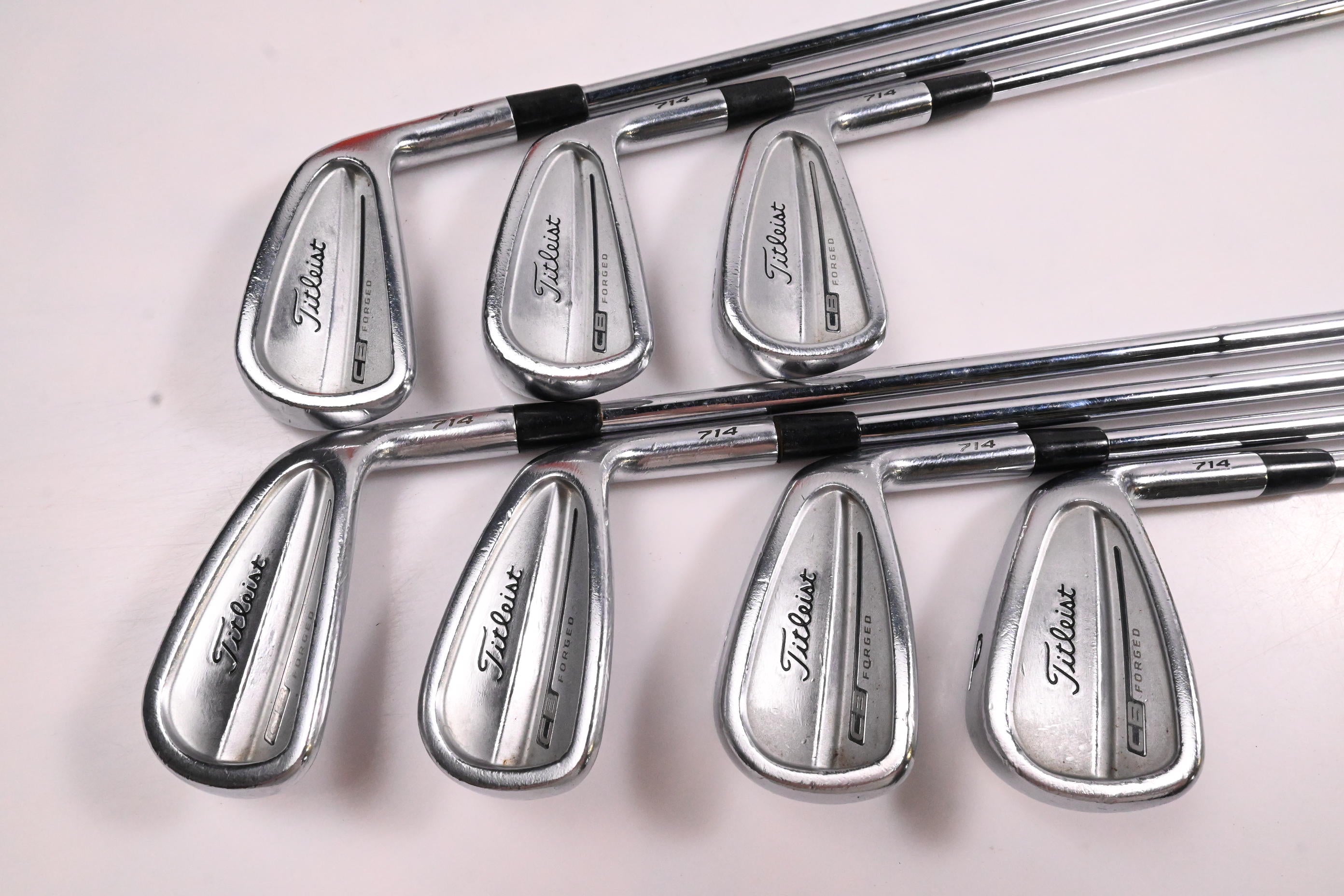 Titleist 714 CB Irons / 4-PW / Stiff Flex Dynamic Gold S300 Shafts