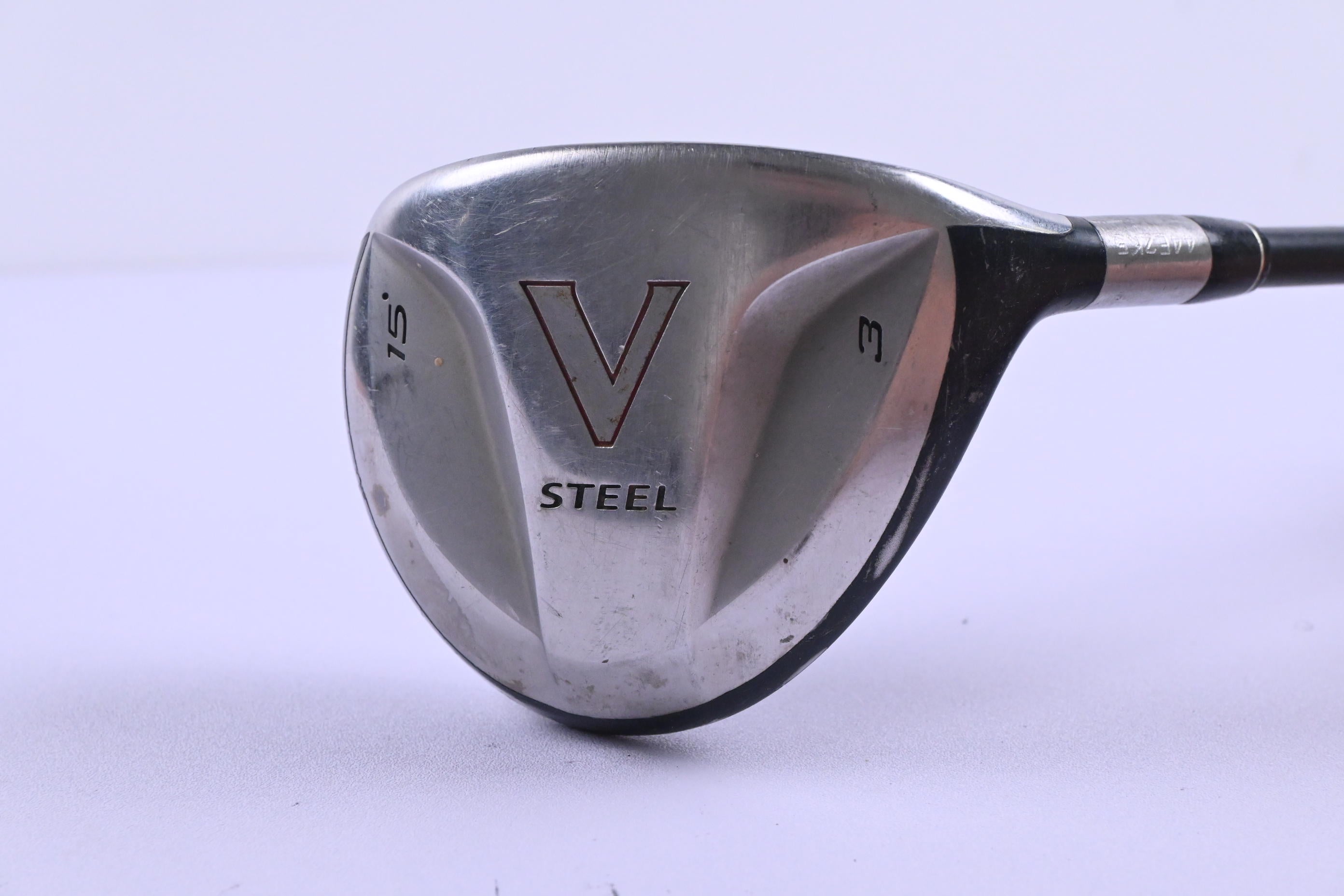 Taylormade V-Steel #3 Wood / 15 Degree / Regular Flex Taylormade M.A.S. 2 Shaft