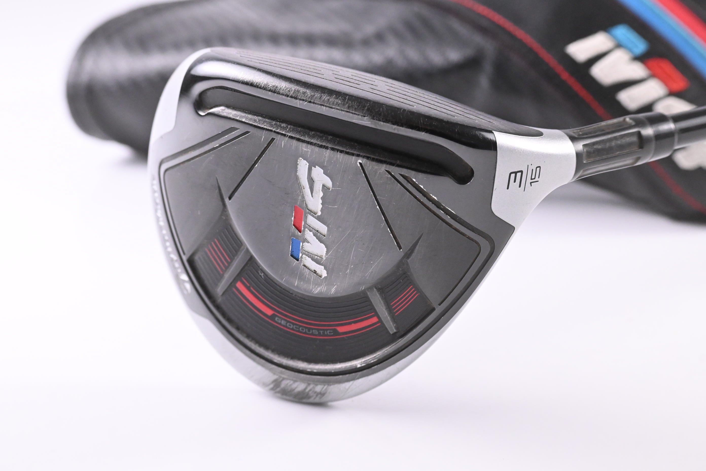 Taylormade M4 #3 Wood / 15 Degree / Regular Flex Fujikura Atmos Red 5 Shaft