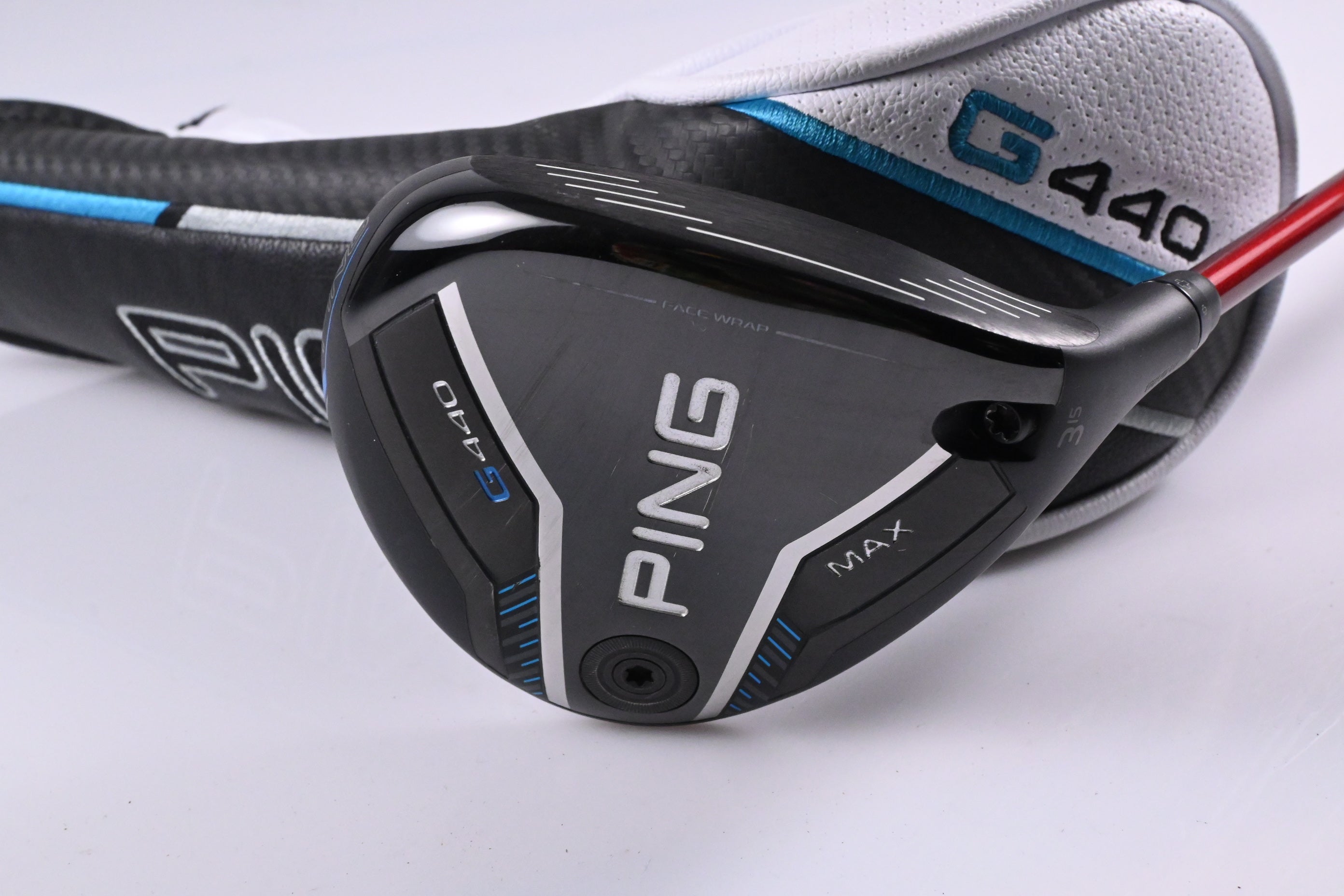 Ping G440 Max #3 Wood / 15 Degree / Stiff Flex Denali Red 70 Shaft