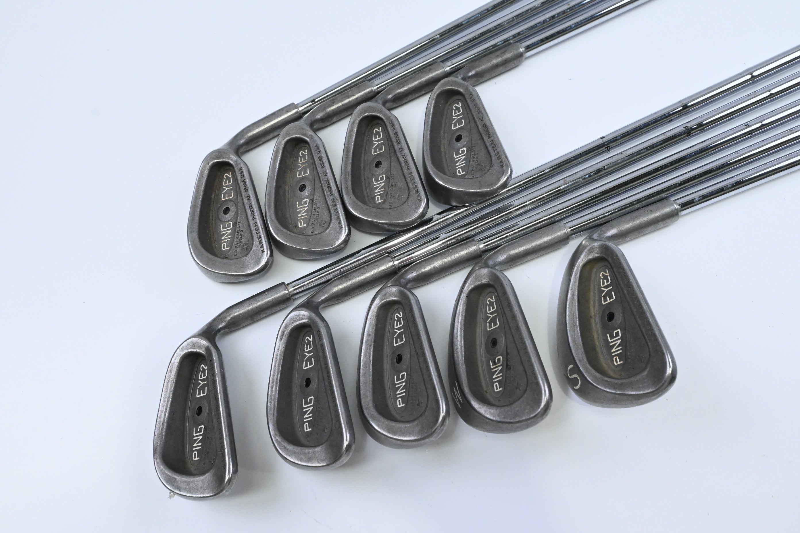 Ping Eye 2 Irons / 3-PW+SW / Black Dot / Stiff Flex Ping JZ Shafts