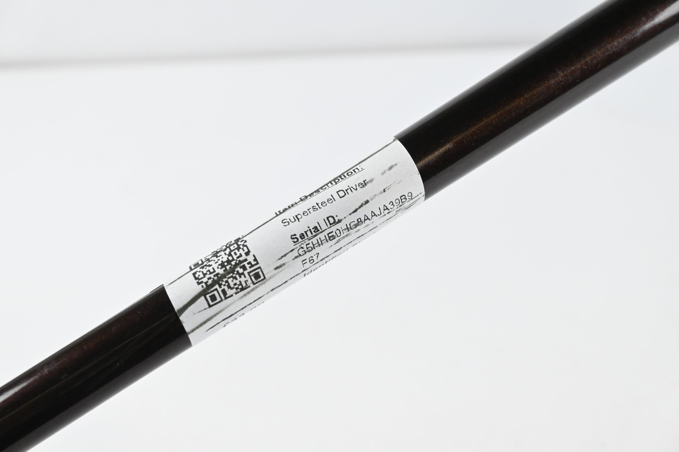 Taylormade Supersteel Driver / 12 Degree / Regular Flex Bubble 80 Shaft
