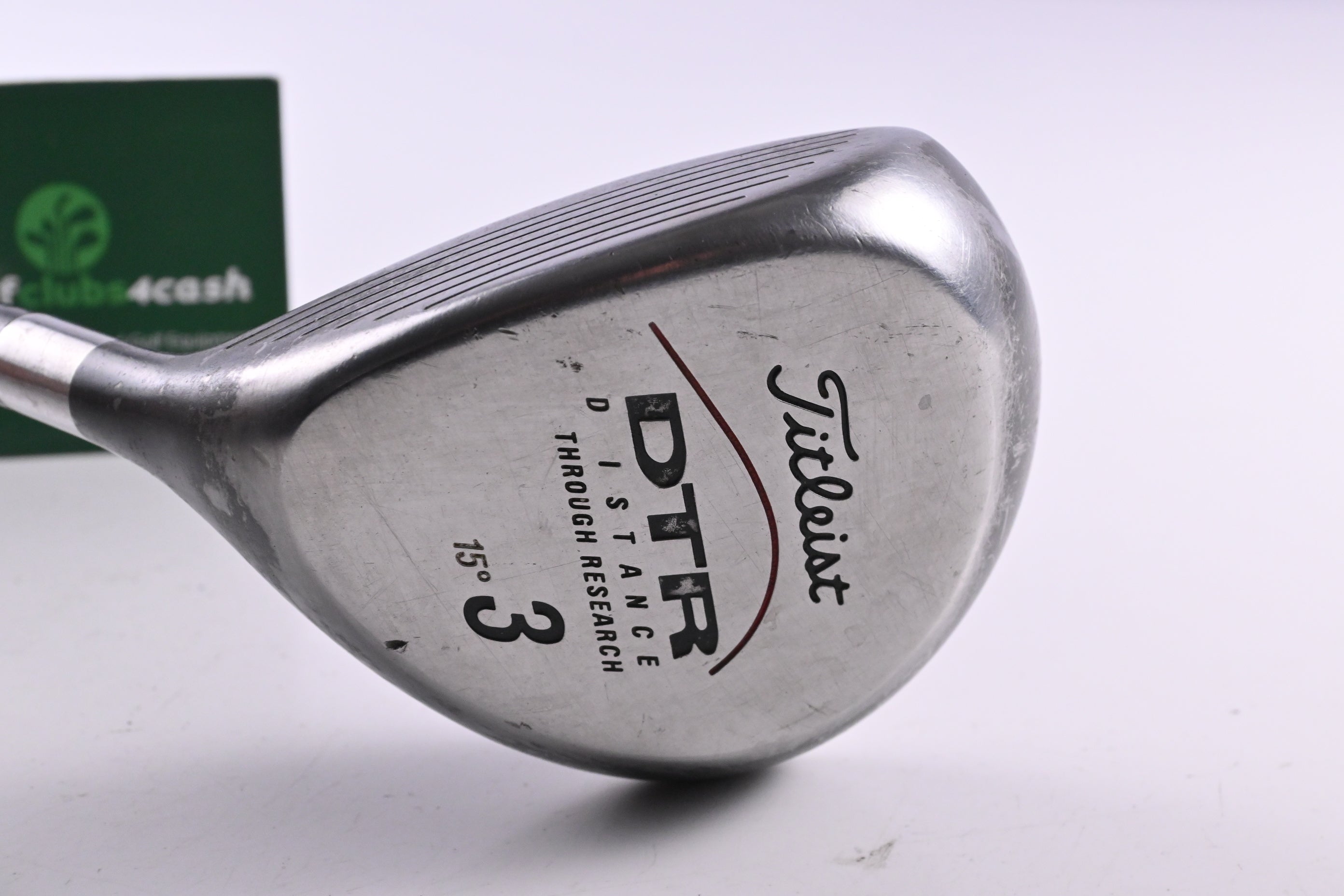 Left Hand Titleist DTR #3 Wood / 15 Degree / Regular Flex Steel Shaft