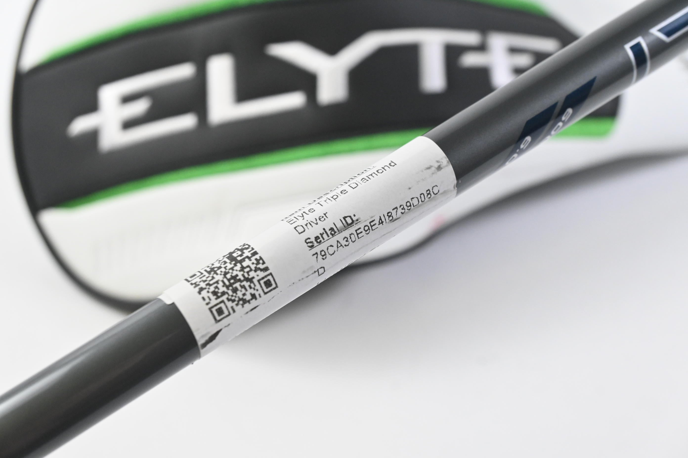 Callaway Elyte Triple Diamond Driver / 9 Degree / Stiff Flex Denali Charcoal 60