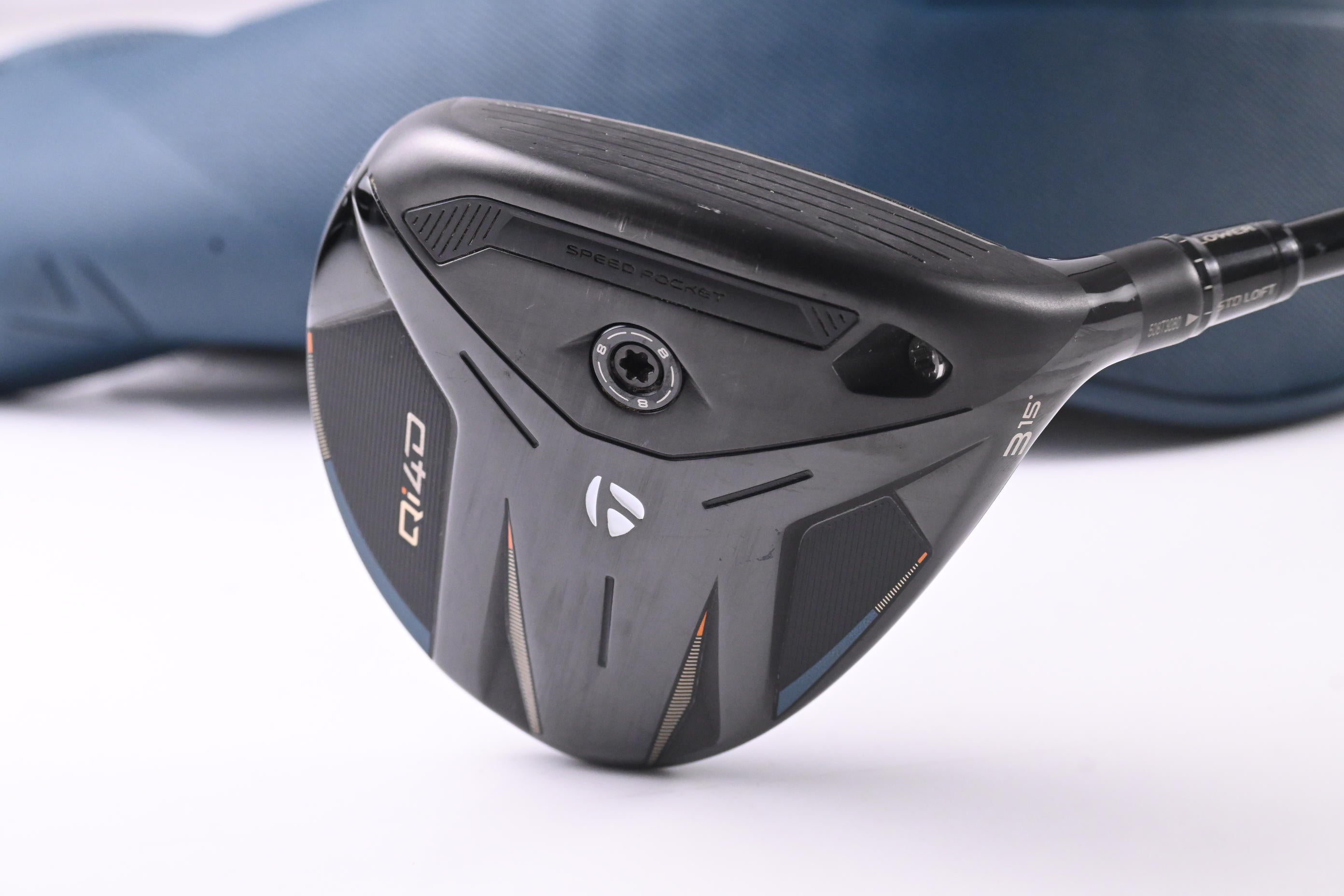 Taylormade Qi4D #3 Wood / 15 Degree / Stiff Flex HZRDUS Gen4 Black 60 Shaft