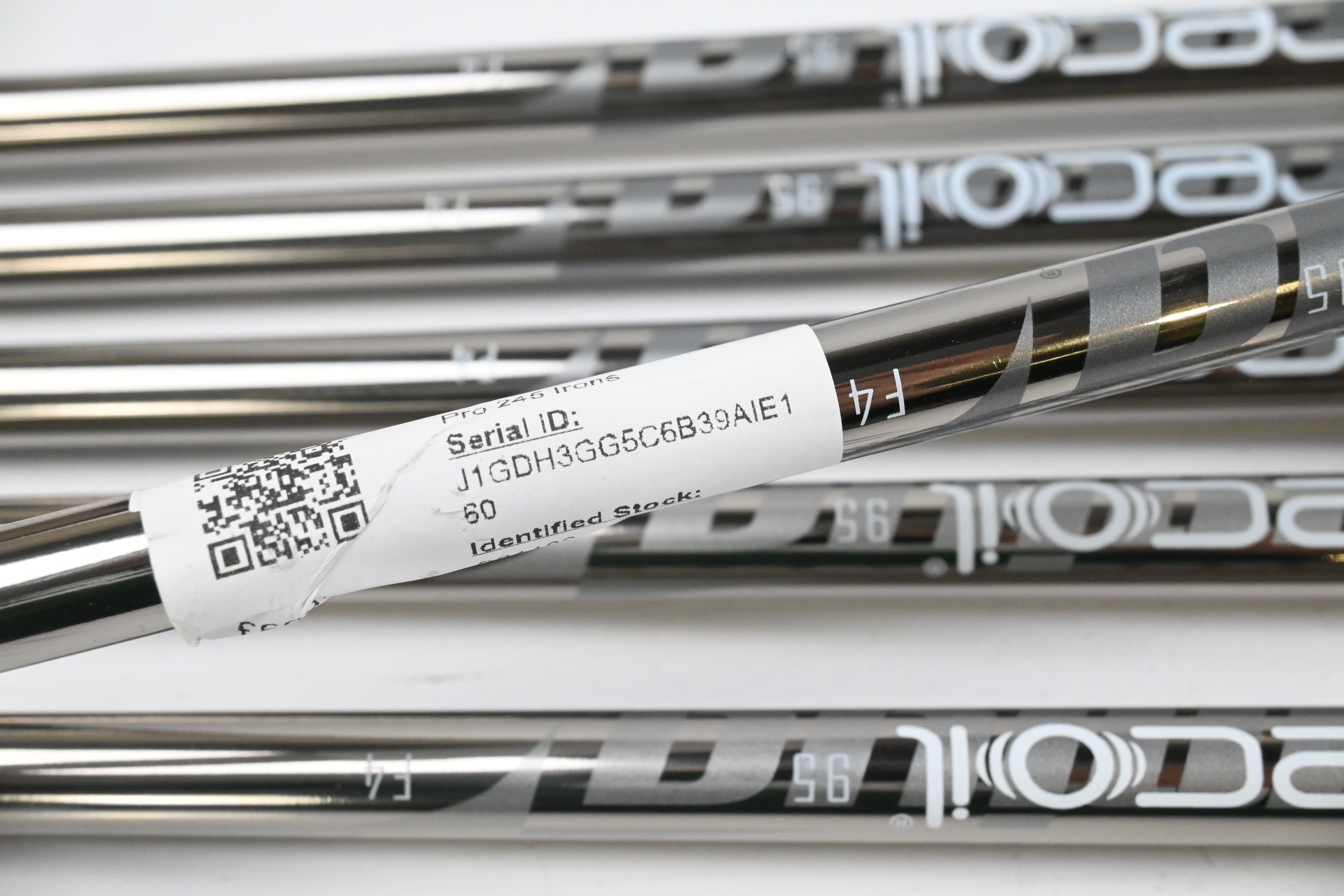 Mizuno Pro 245 Irons / 5-PW / Stiff Flex UST Mamiya Recoil 95 Shafts