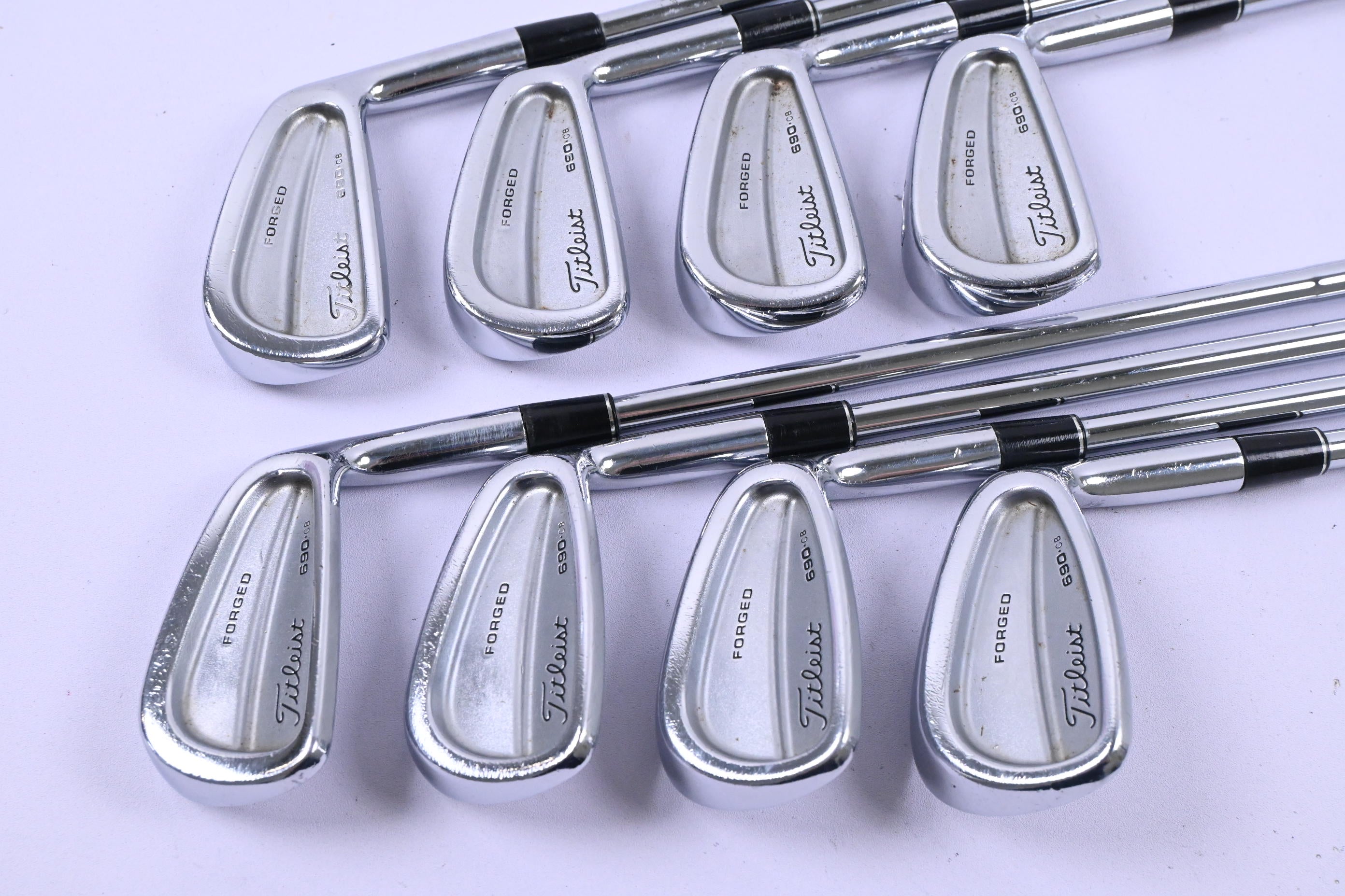 Titleist 690.CB Irons / 3-PW / Stiff Flex Dynamic Gold S400 Shafts