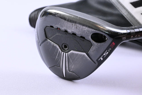 Titleist TSR3 #3 Wood / 15 Degree / Stiff Flex Tensei 1K Black 75 Shaft