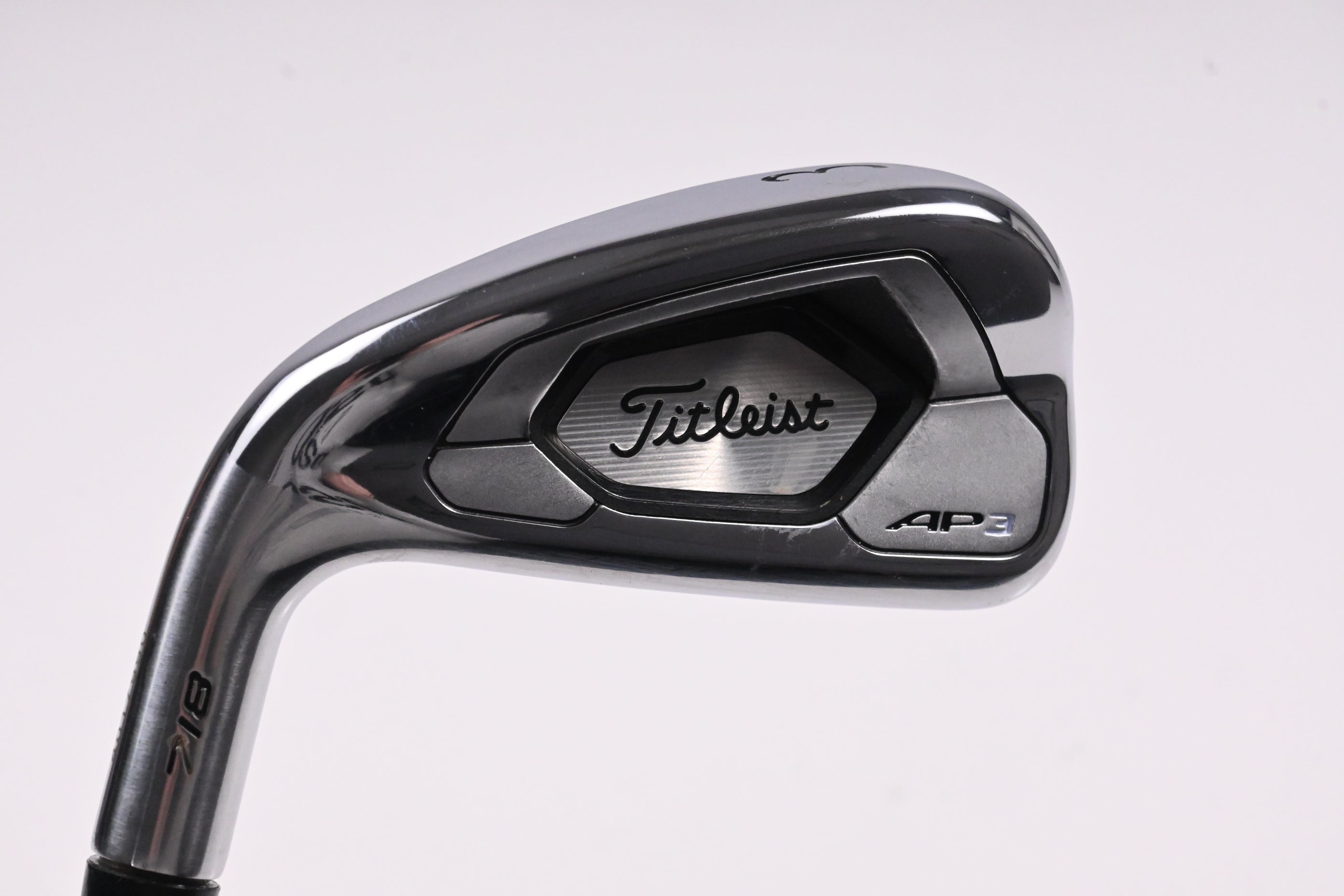 Left Hand Titleist 718 AP3 #3 Iron / 19 Degree / Regular Flex HZRDUS Smoke Black