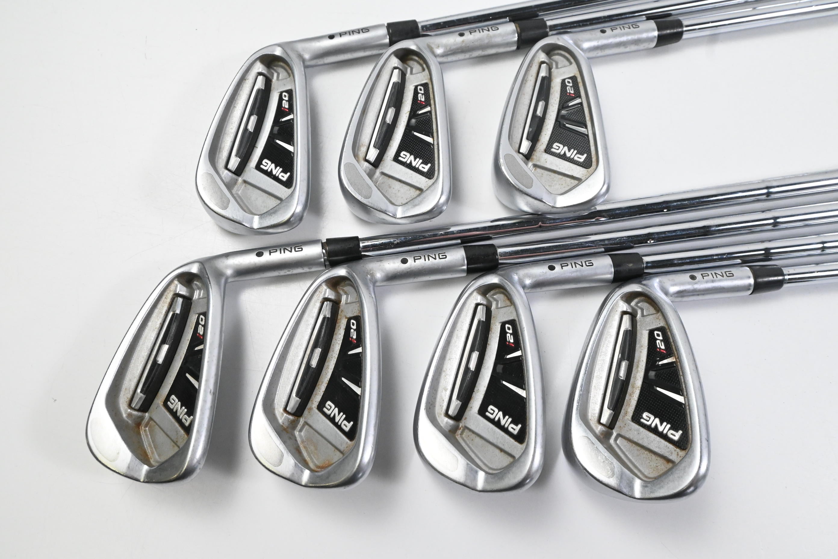 Ping i20 Irons / 4-PW / Black Dot / X-Flex Ping CFS Steel Shafts