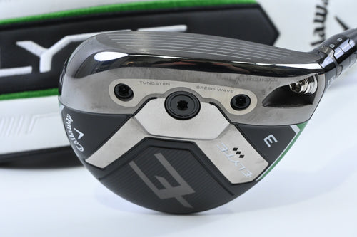 Callaway Elyte Triple Diamond #3 Wood / 15 Degree / X-Flex Denali Black 80 Shaft